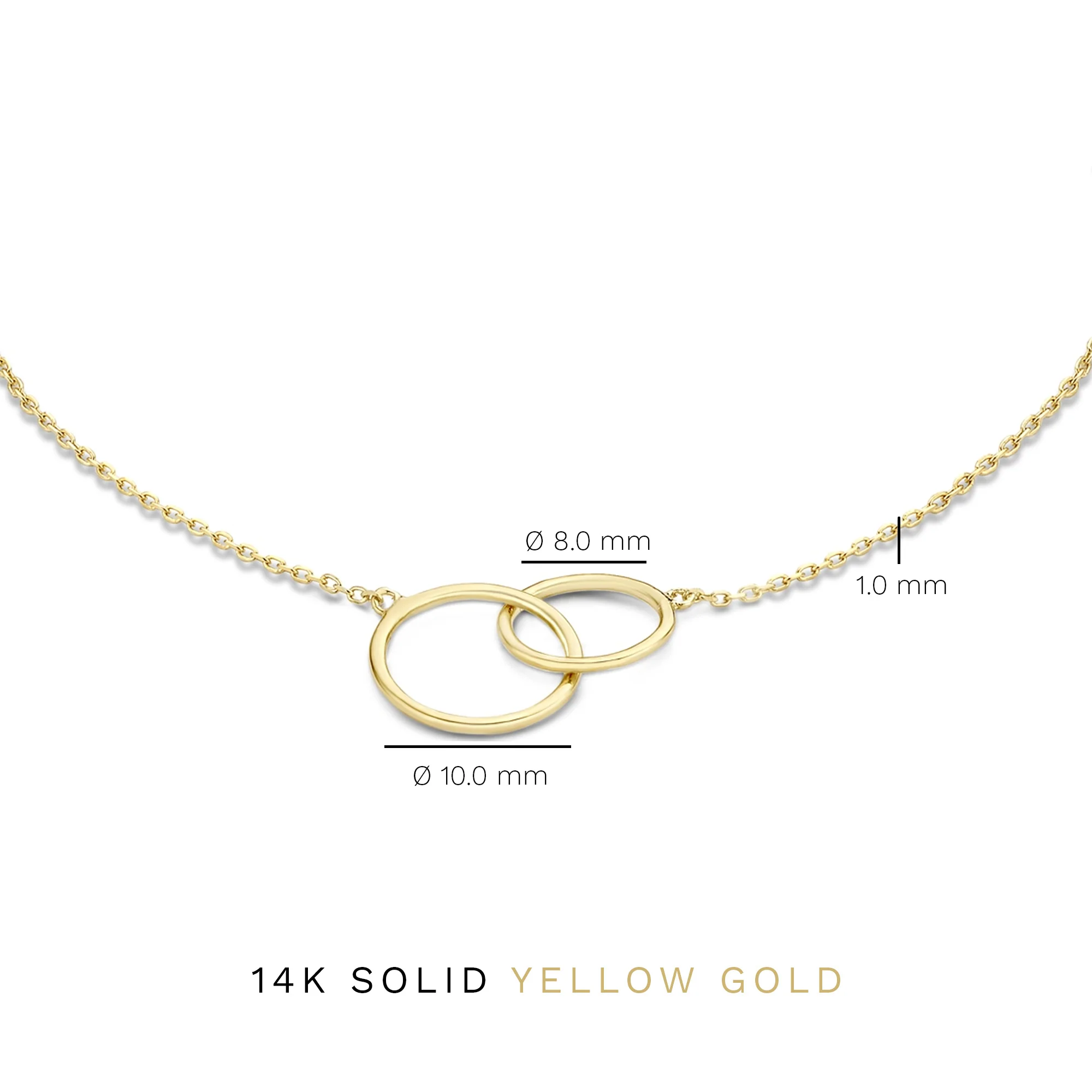 Le Marais Loulou 14 karat gold bracelet with rings - Image 5