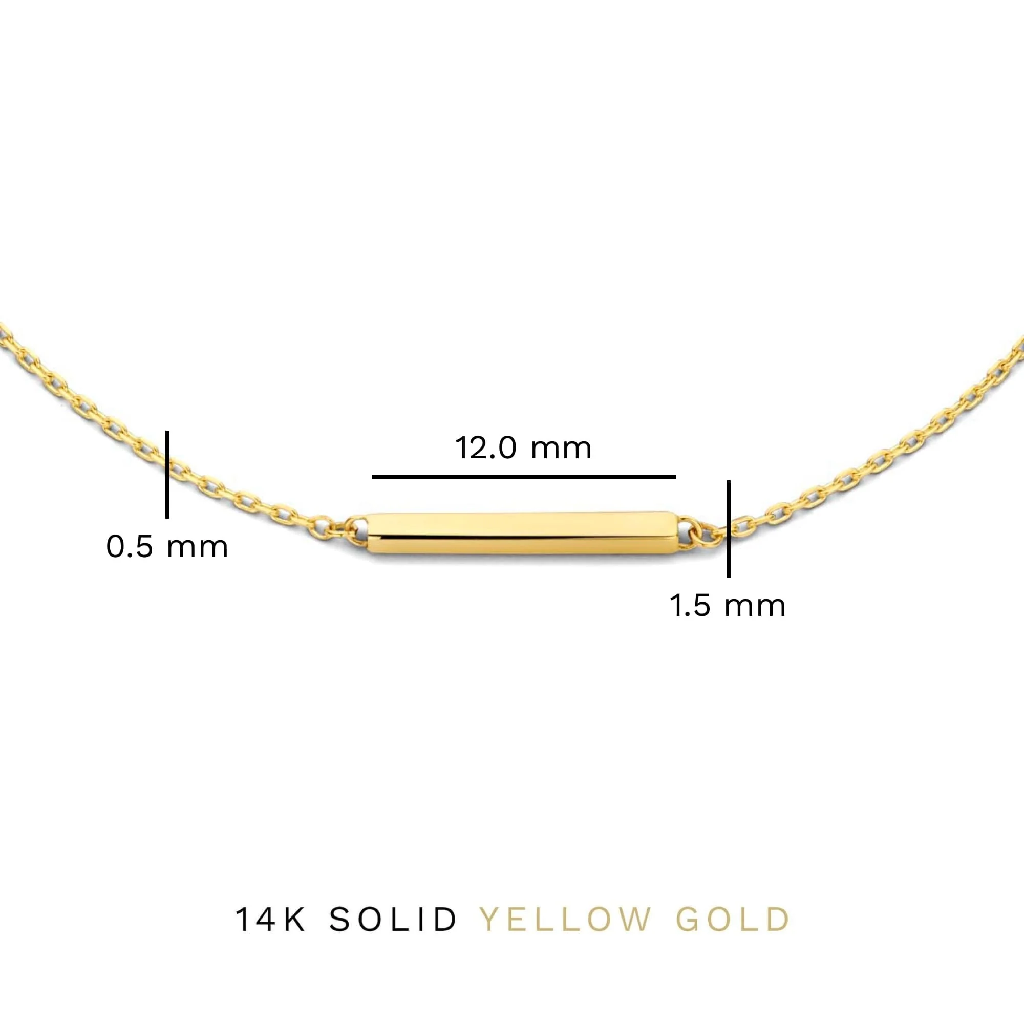 Le Marais Jolie 14 karat gold bracelet with 3 rods - Image 5