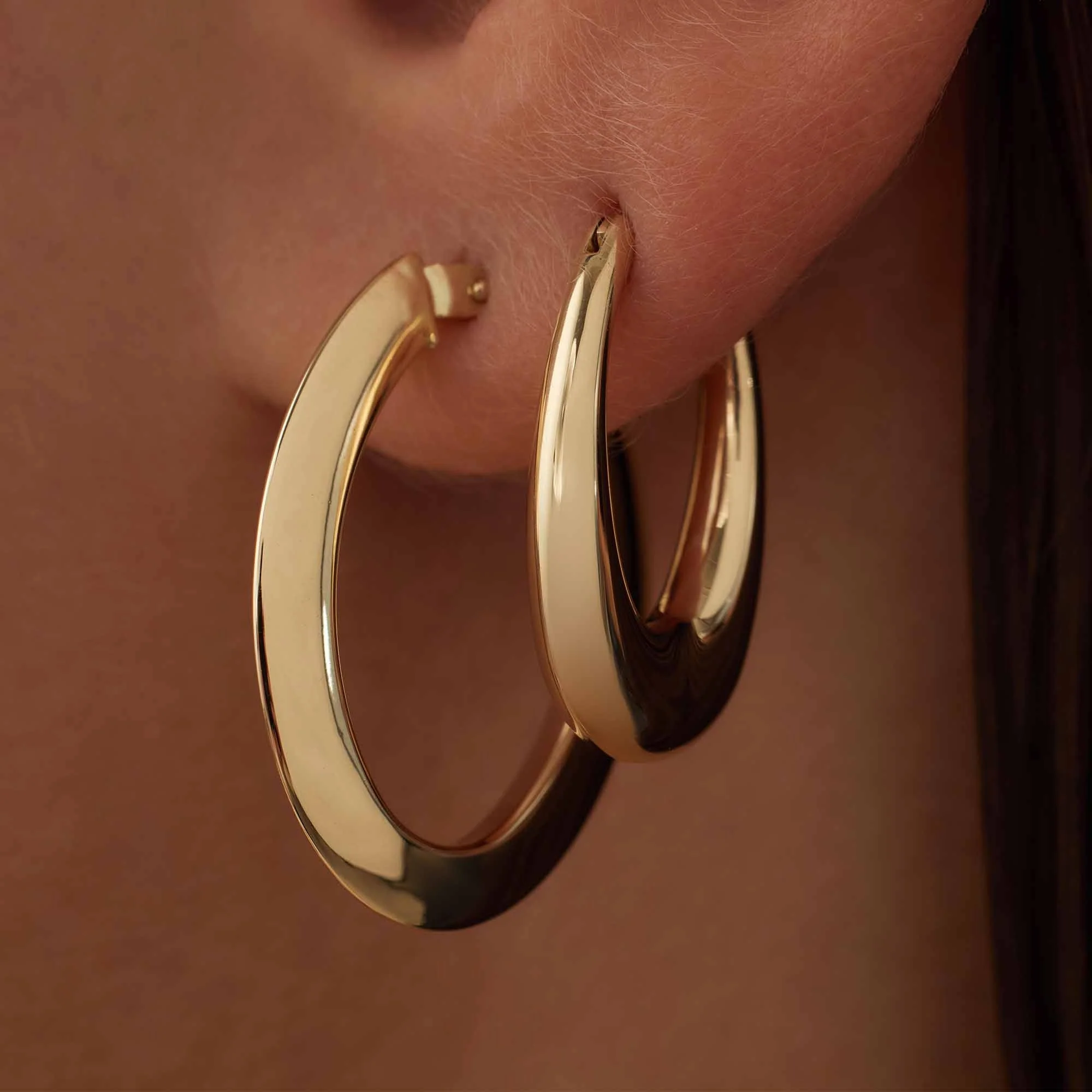 Rivoli Maryn 14 karat gold drop earrings - Image 3