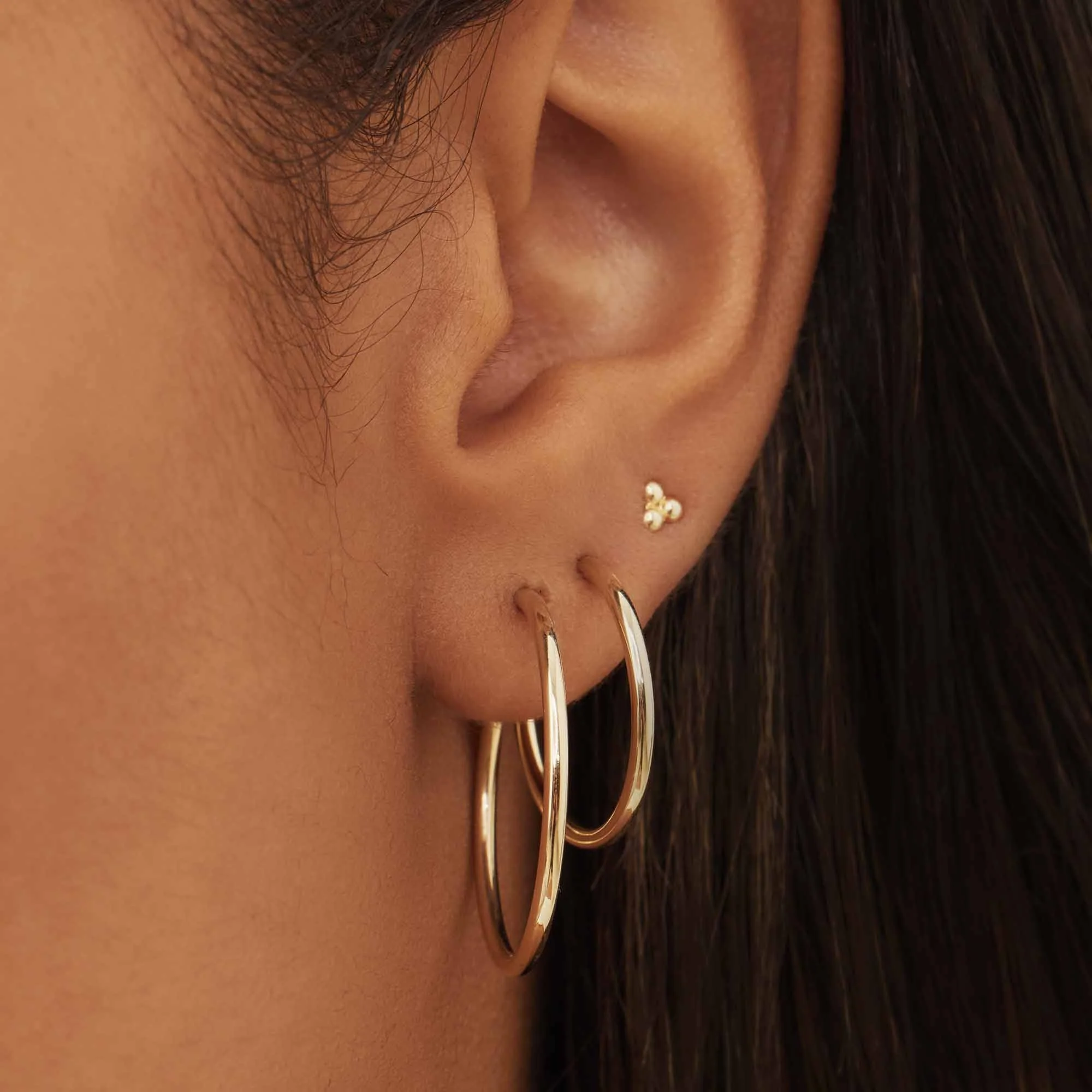 Cadeau d'Isabel 14 karat gold earring set - Image 3