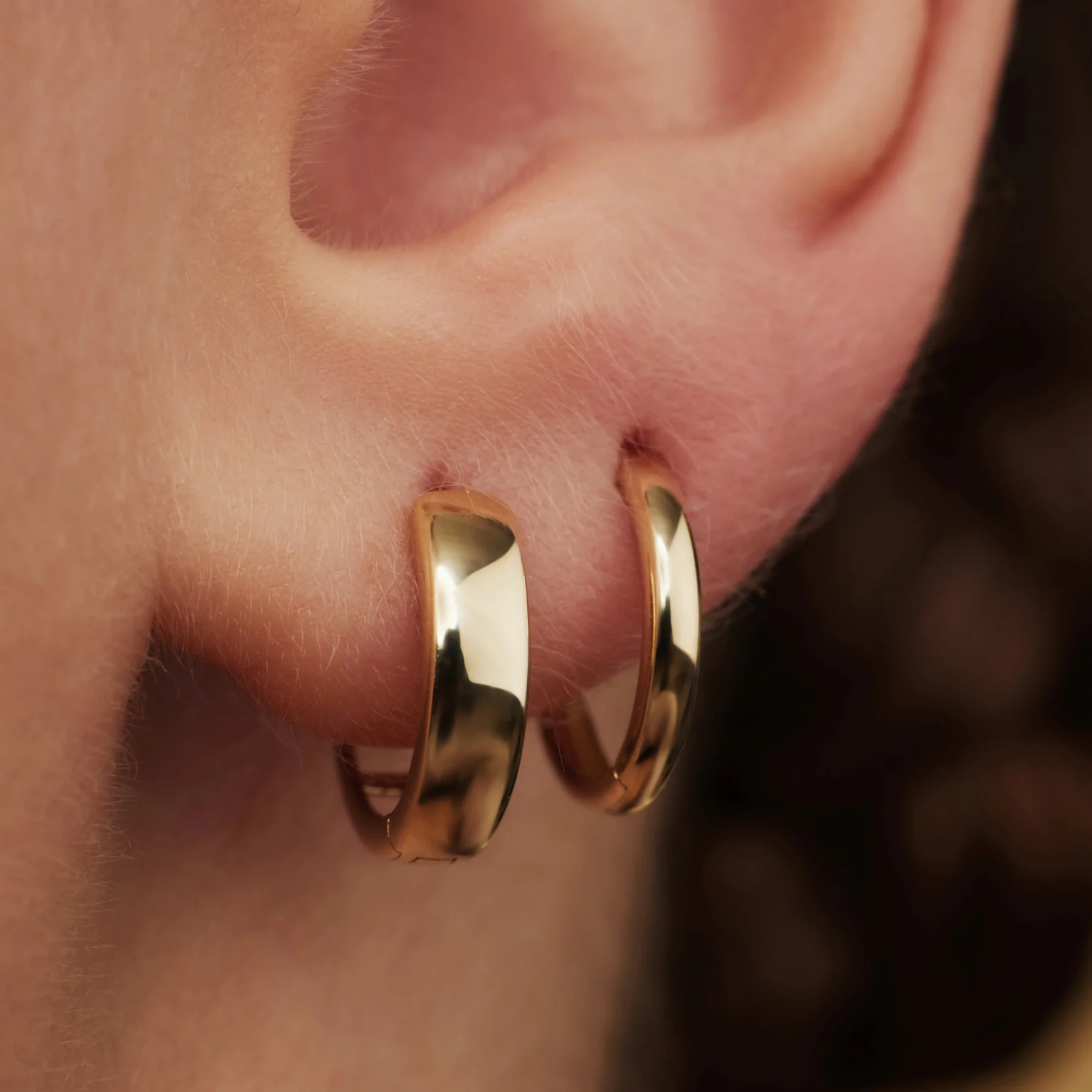 Cadeau d'Isabel 14 karat gold earring set - Image 3