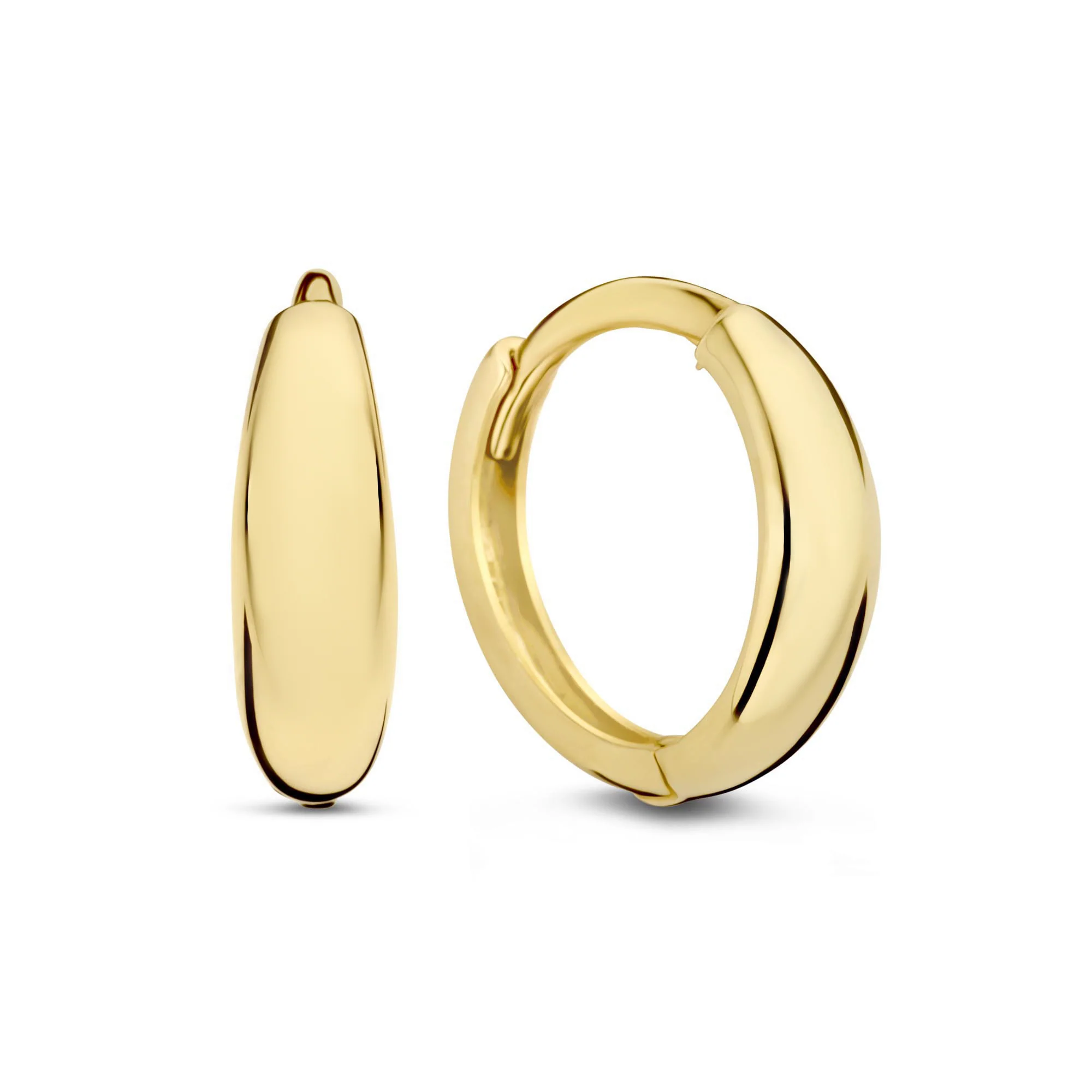 Rivoli Morgane 14 karat gold hoop earrings