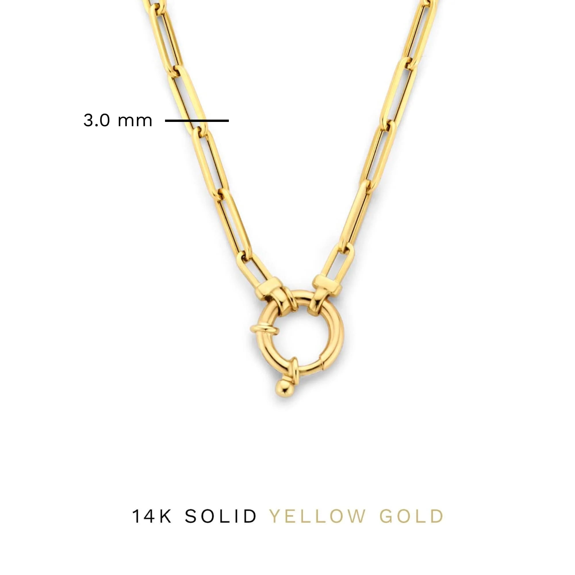 Aidee Odile 14 karat gold link necklace - Image 8