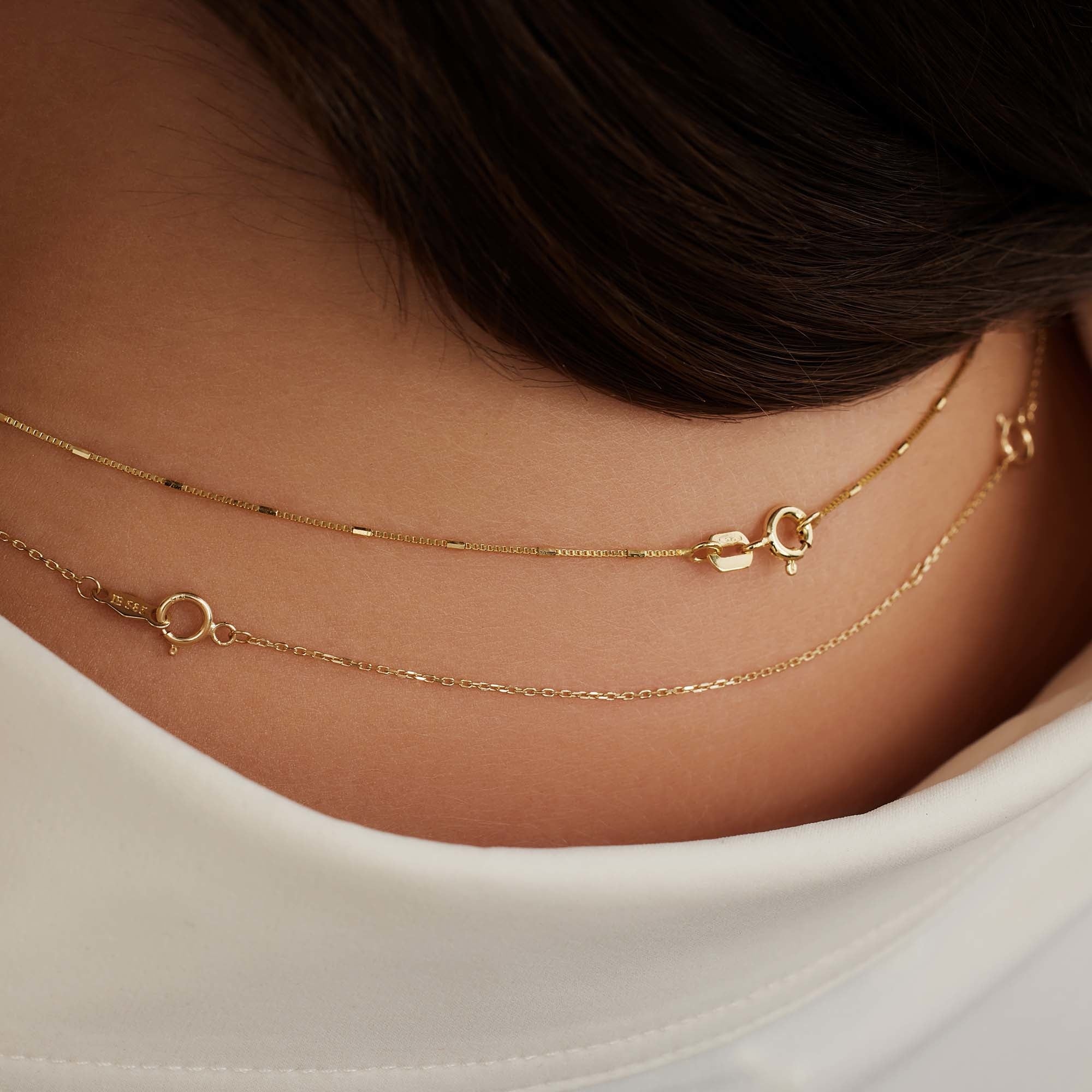 Rivoli Nicole 14 karat gold necklace extender - Image 3