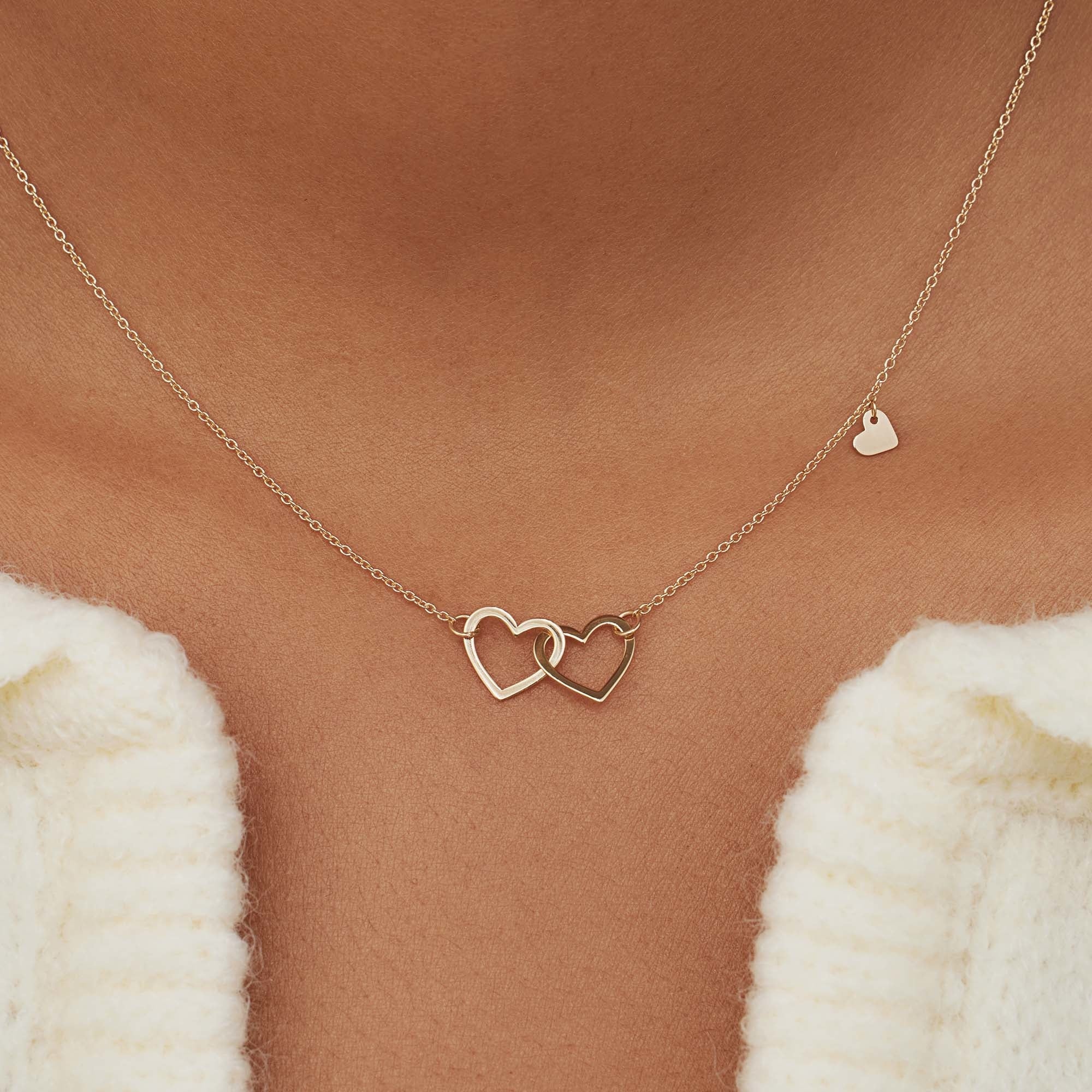 Belleville Amore 14 karat gold necklace with heart - Image 3