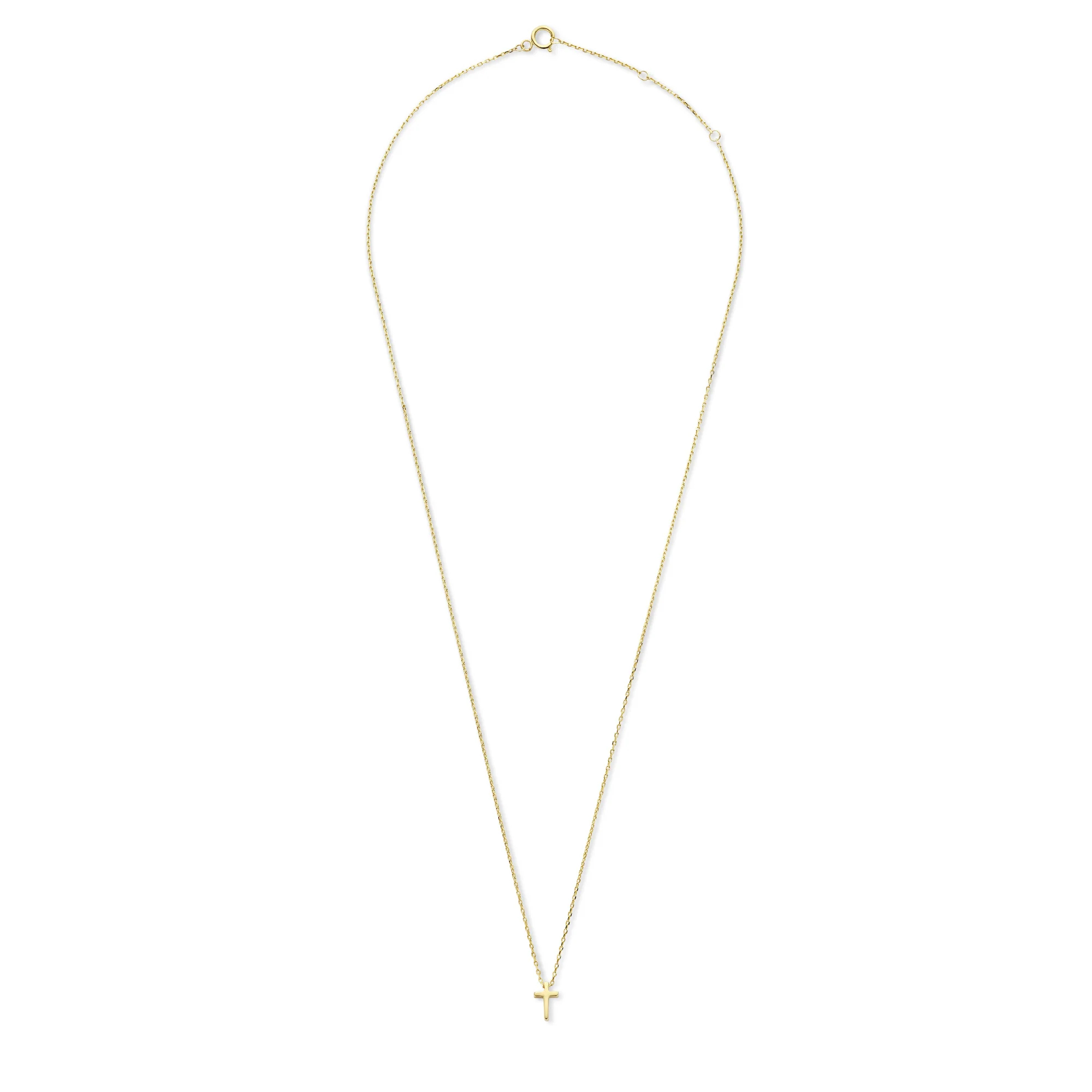 Monceau Solange 14 karat gold necklace with cross - Image 7
