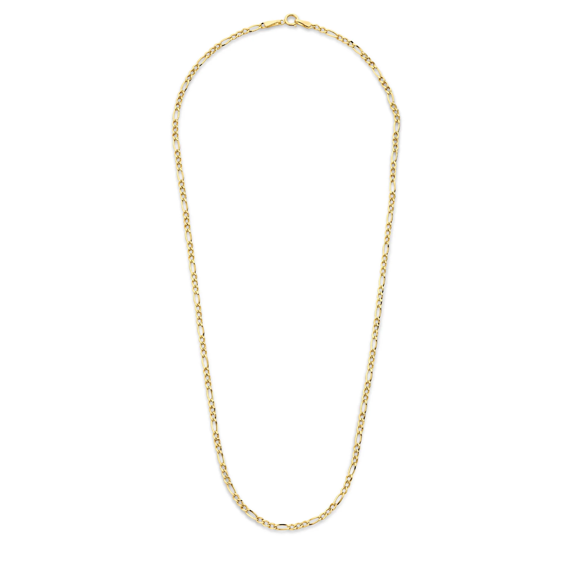 Rivoli Nina 14 karat gold necklace with figaro chain - Image 7