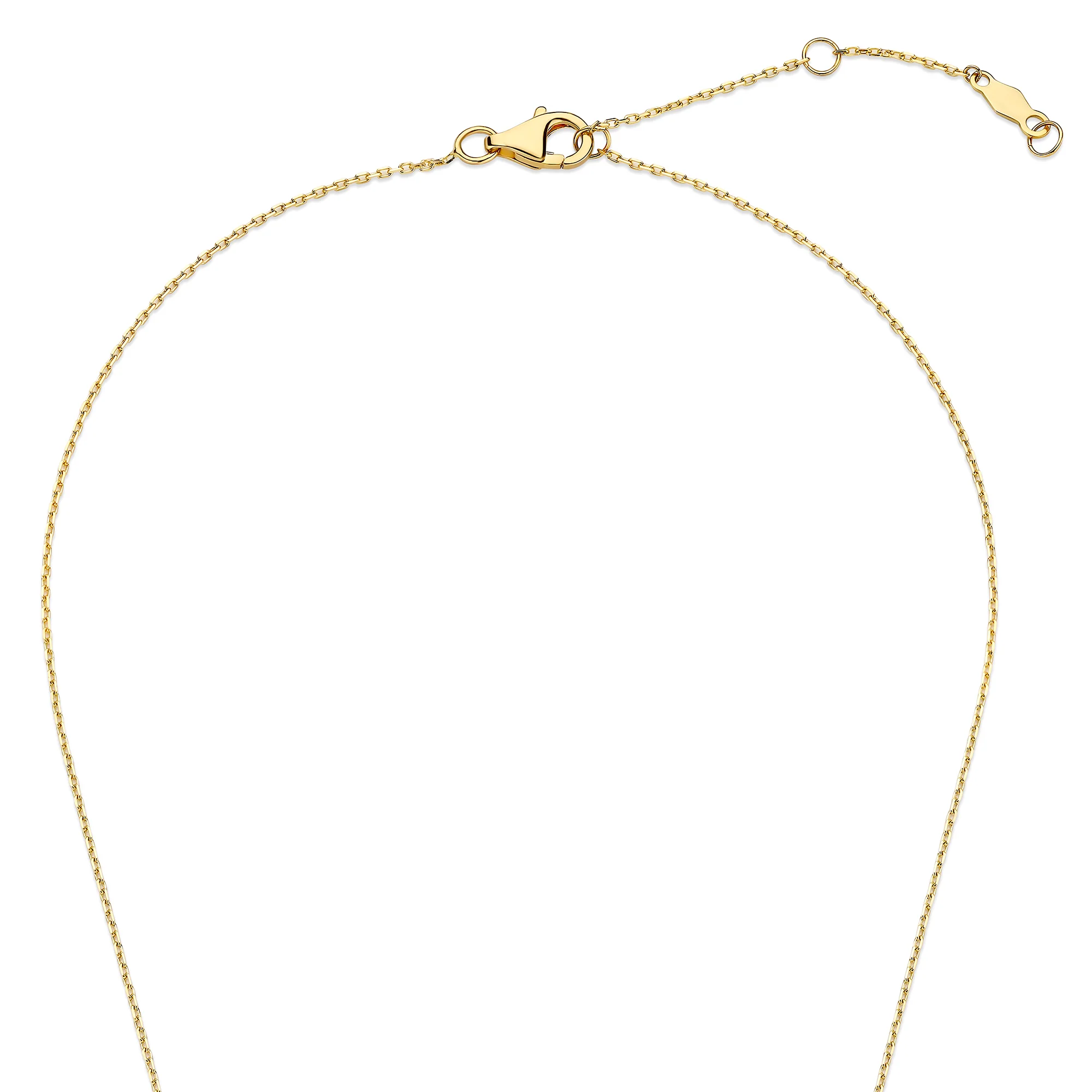 De la Paix Eloise 14 karat gold necklace with diamond 0.15 carat - Image 7