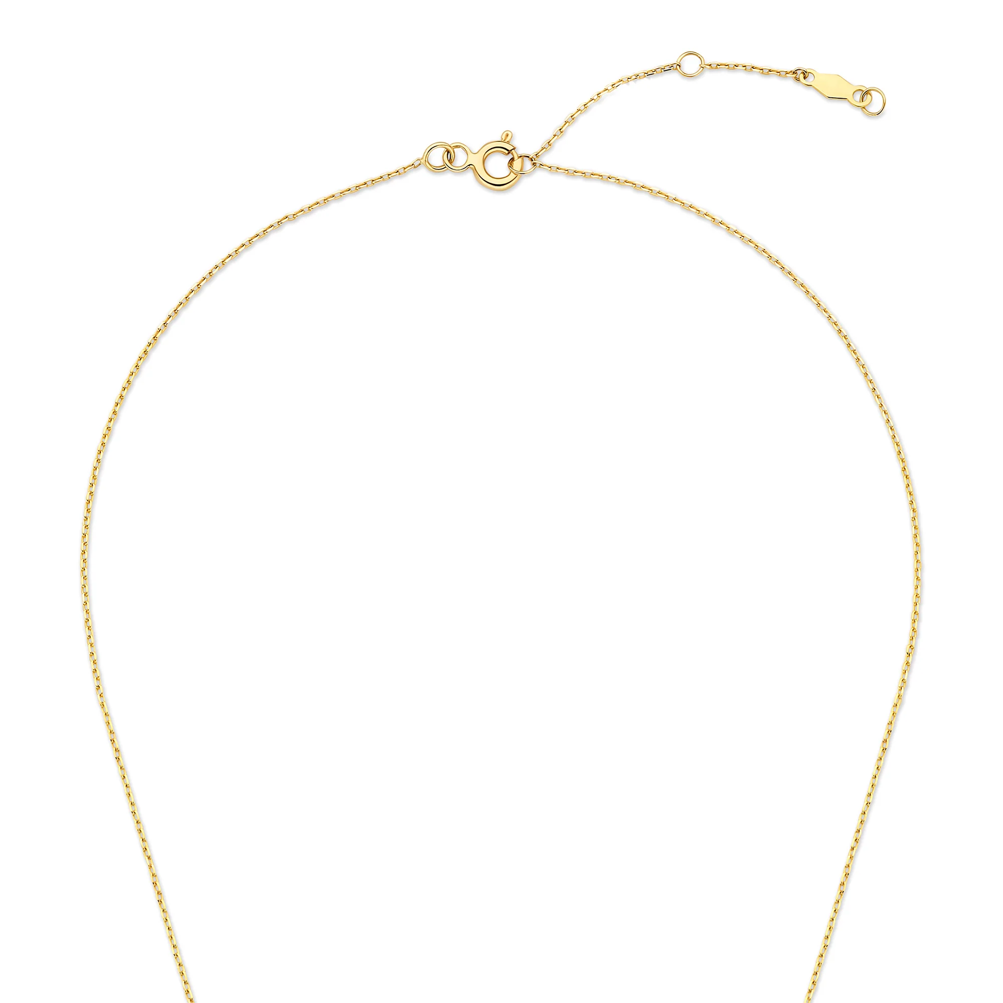 De la Paix Flavie 14 karat gold necklace with diamond 0.03 carat - Image 7