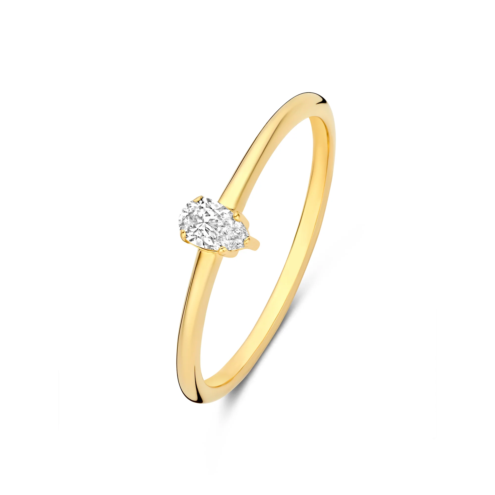 De la Paix Eloise  14 karat gold ring with diamond 0.15 carat