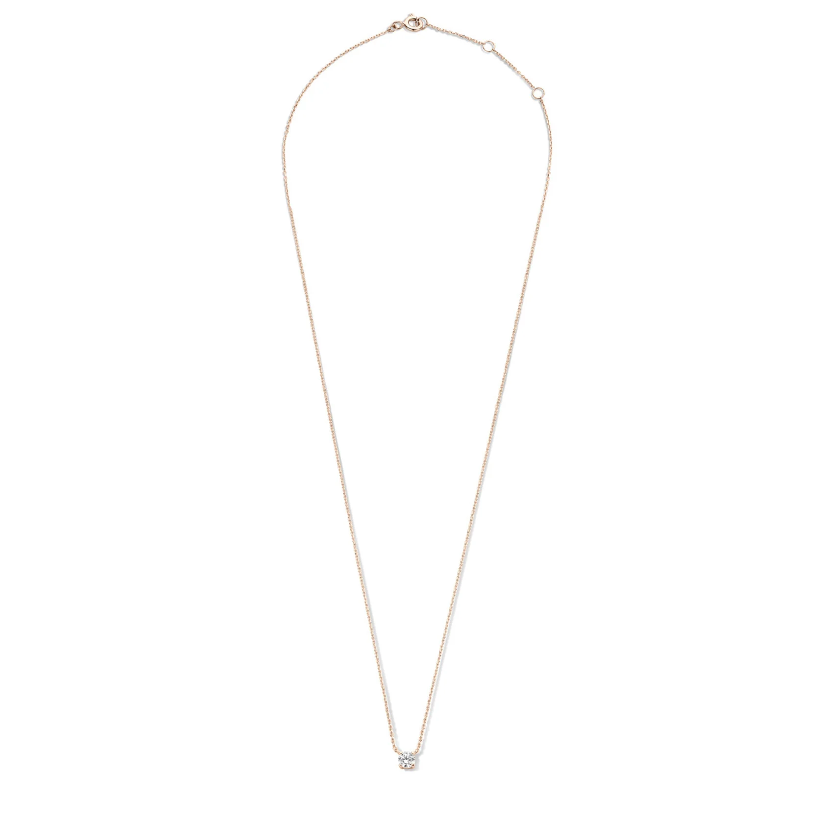 Cadeau d'Isabel 14 karat rose gold necklace & bracelet with zirconia - Image 7