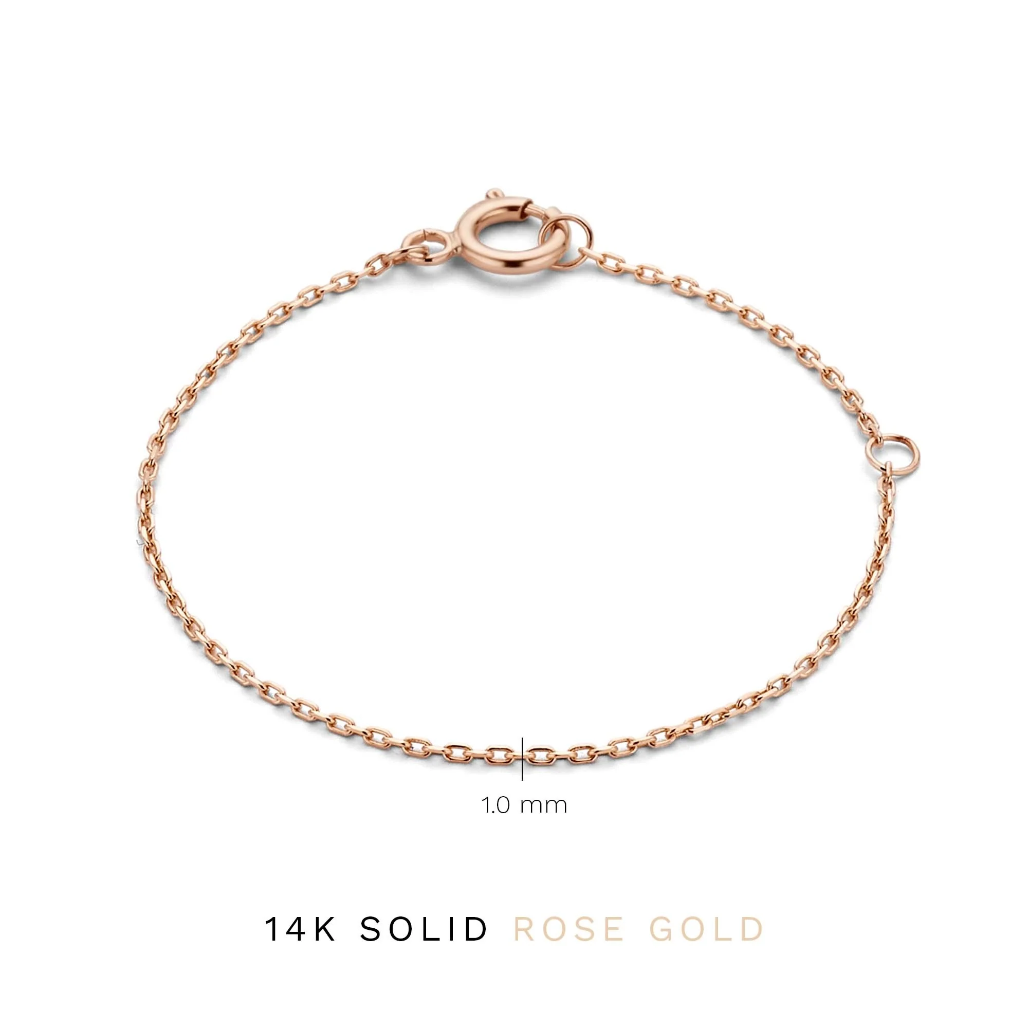 La Concorde Nicole 14 karat rose gold necklace extender - Image 5