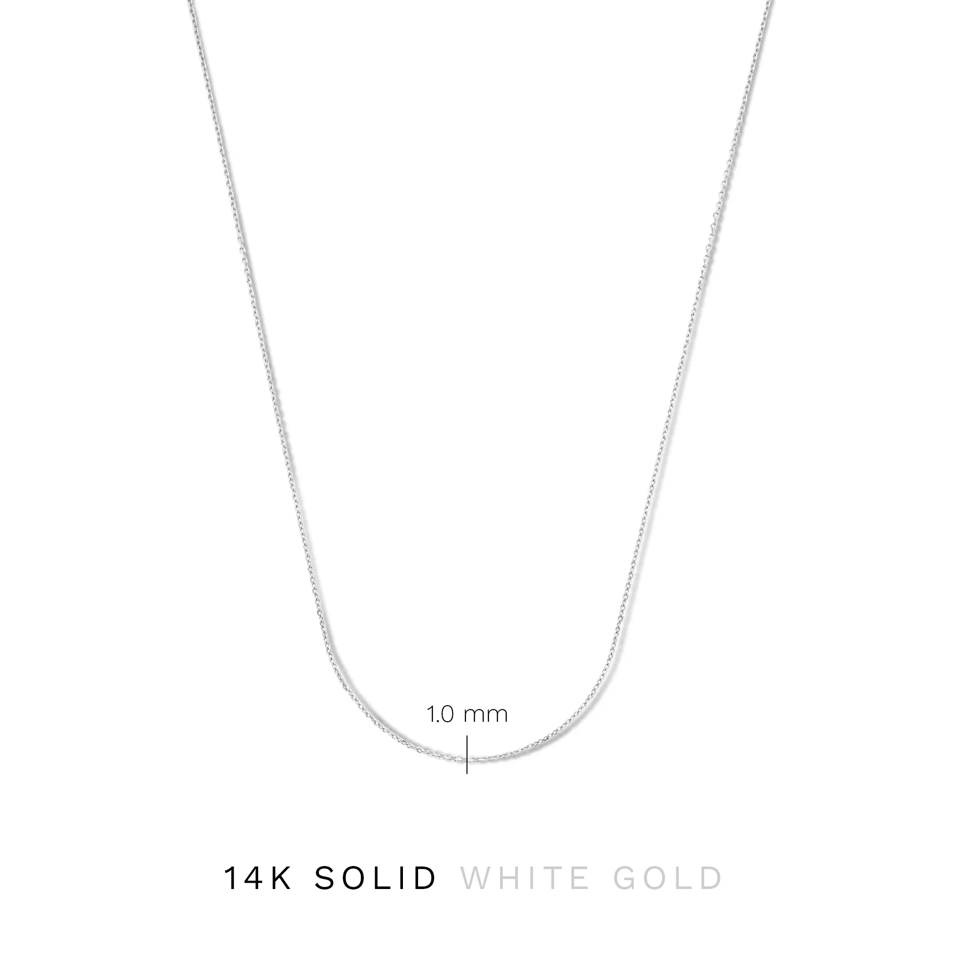 Saint Germain Nicole 14 karat white gold necklace - Image 9