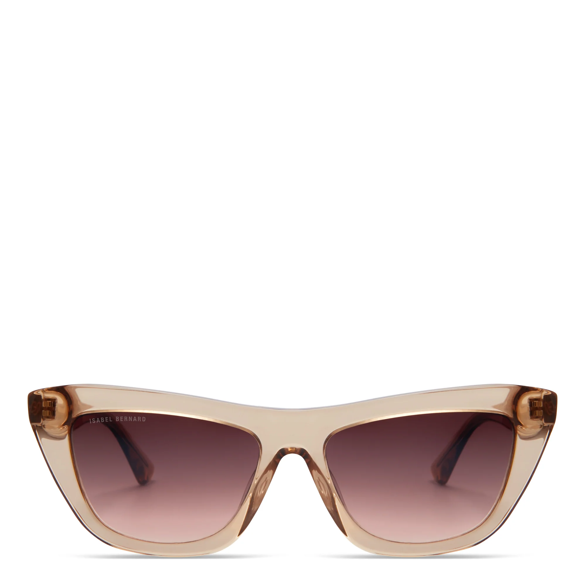 La Villette Roselin transparent beige cat eye sunglasses - Image 4