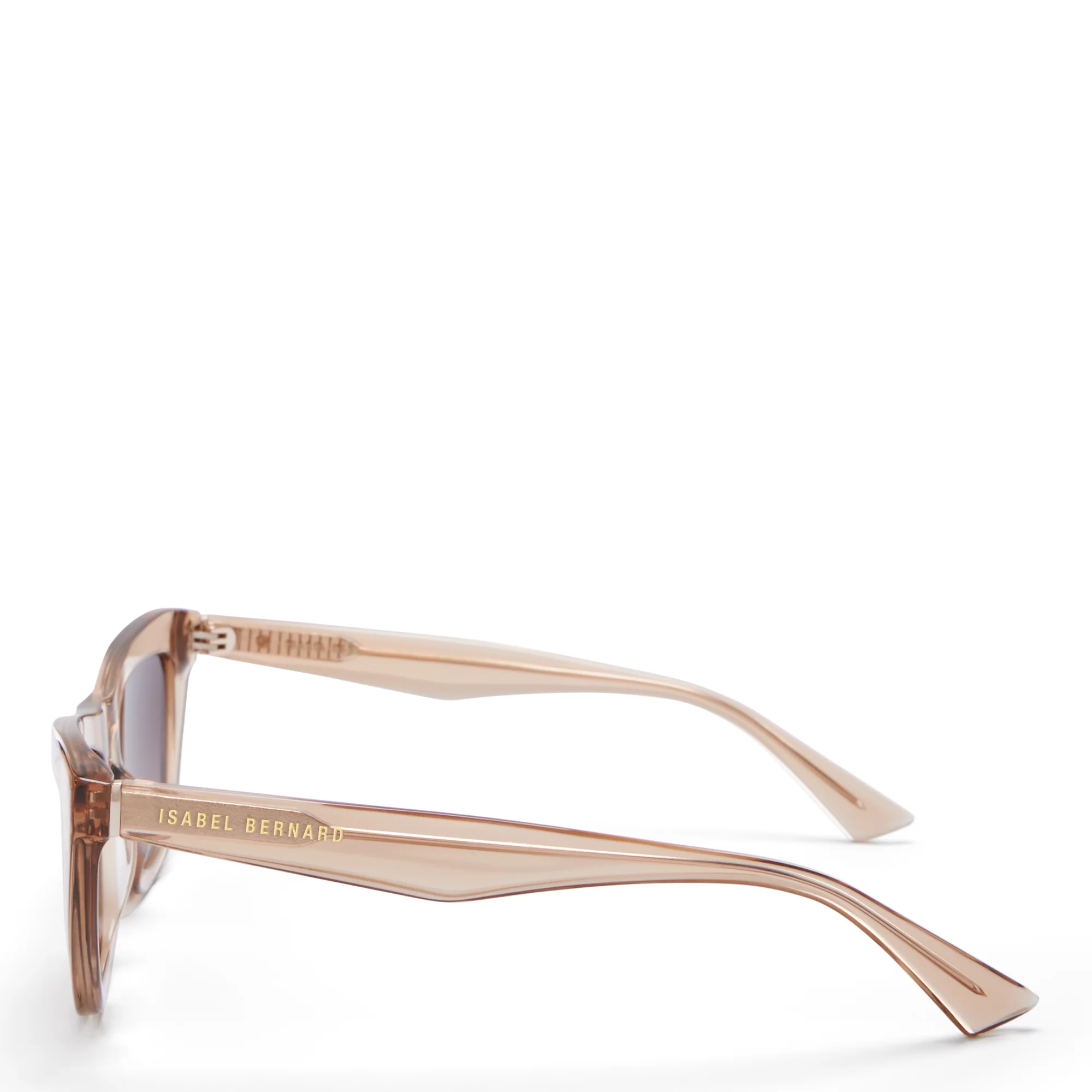 La Villette Roselin transparent beige cat eye sunglasses - Image 5