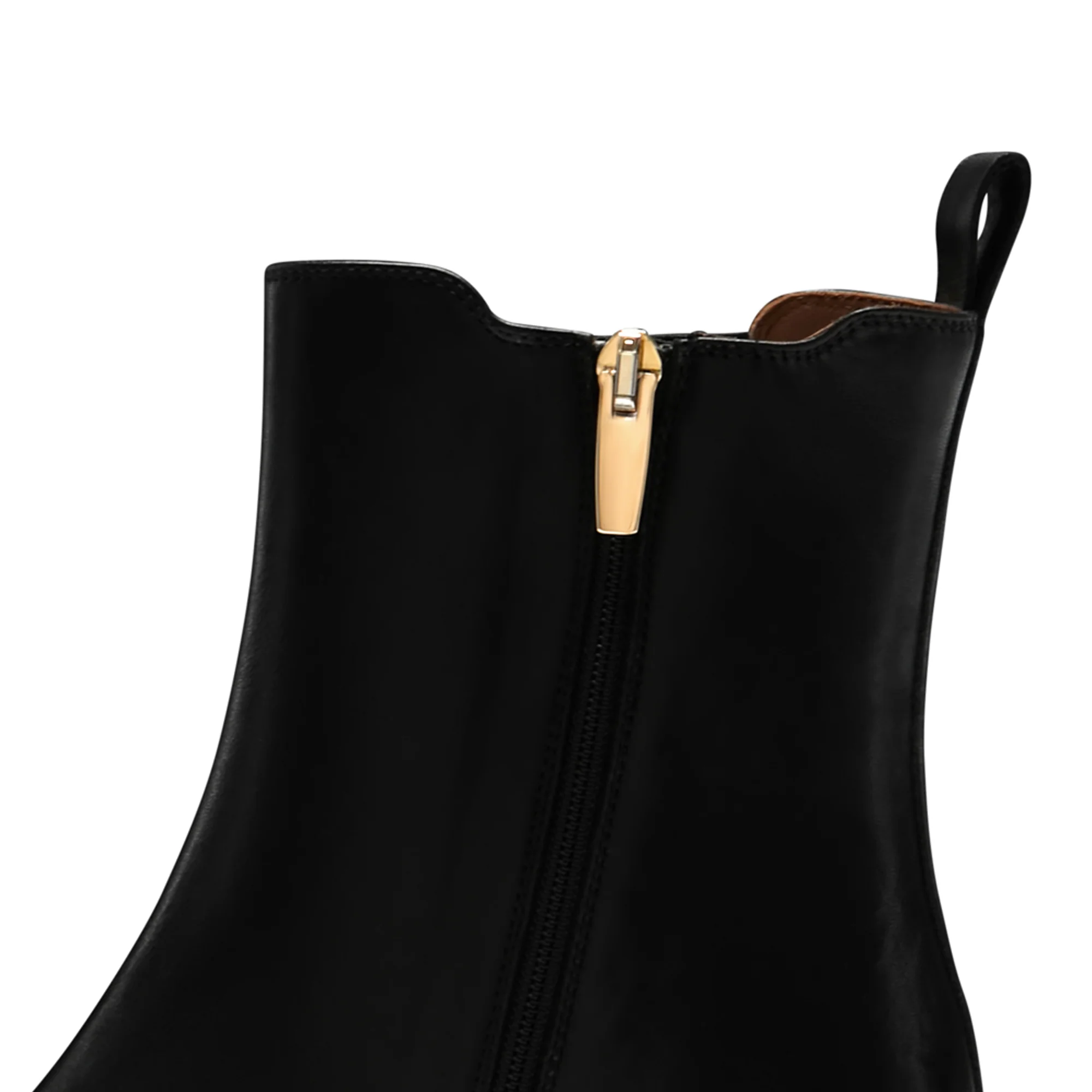 Vendôme Amandine black calfskin leather boots - Image 11