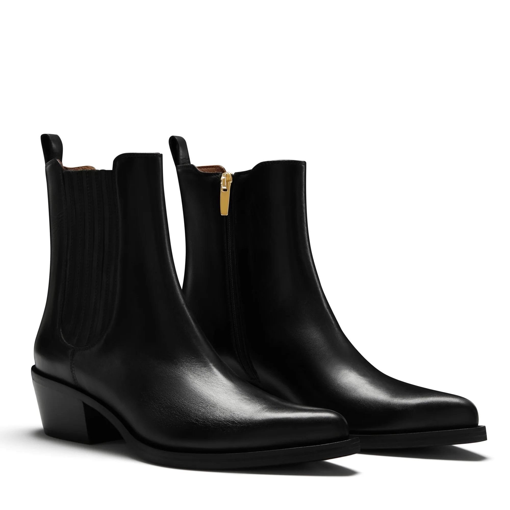 Vendôme Amandine black calfskin leather boots - Image 6