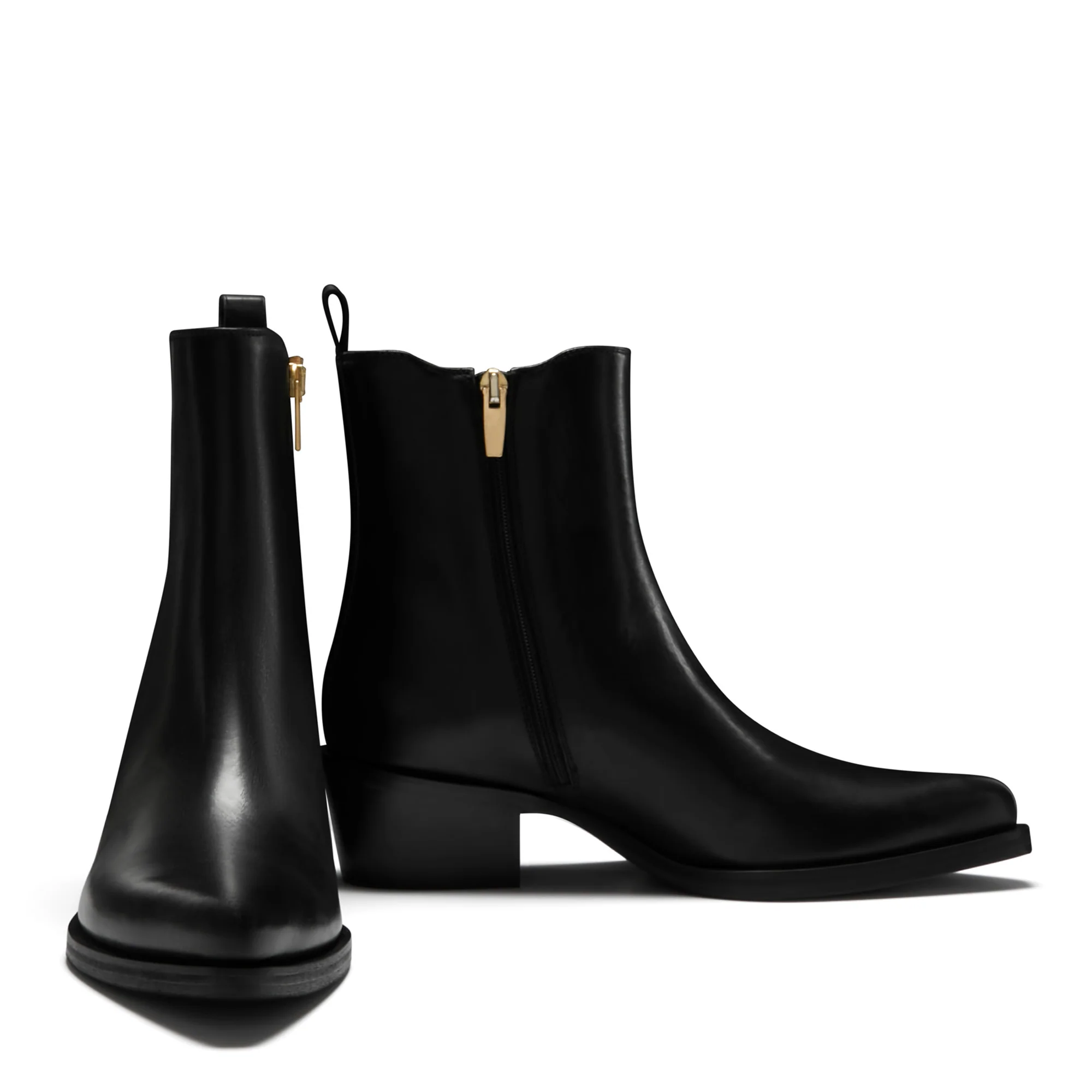 Vendôme Amandine black calfskin leather boots - Image 9