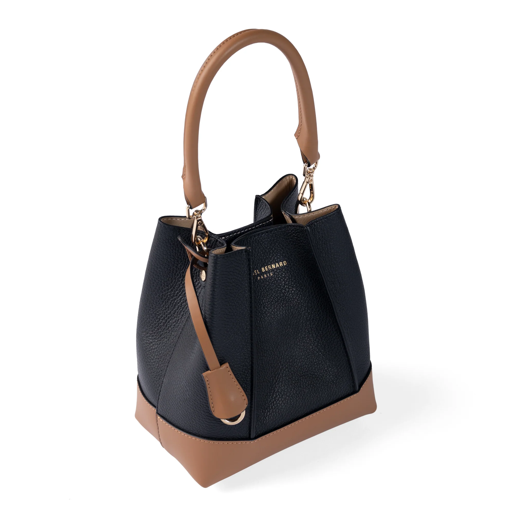 Femme Forte Minette black calfskin leather handbag - Image 8