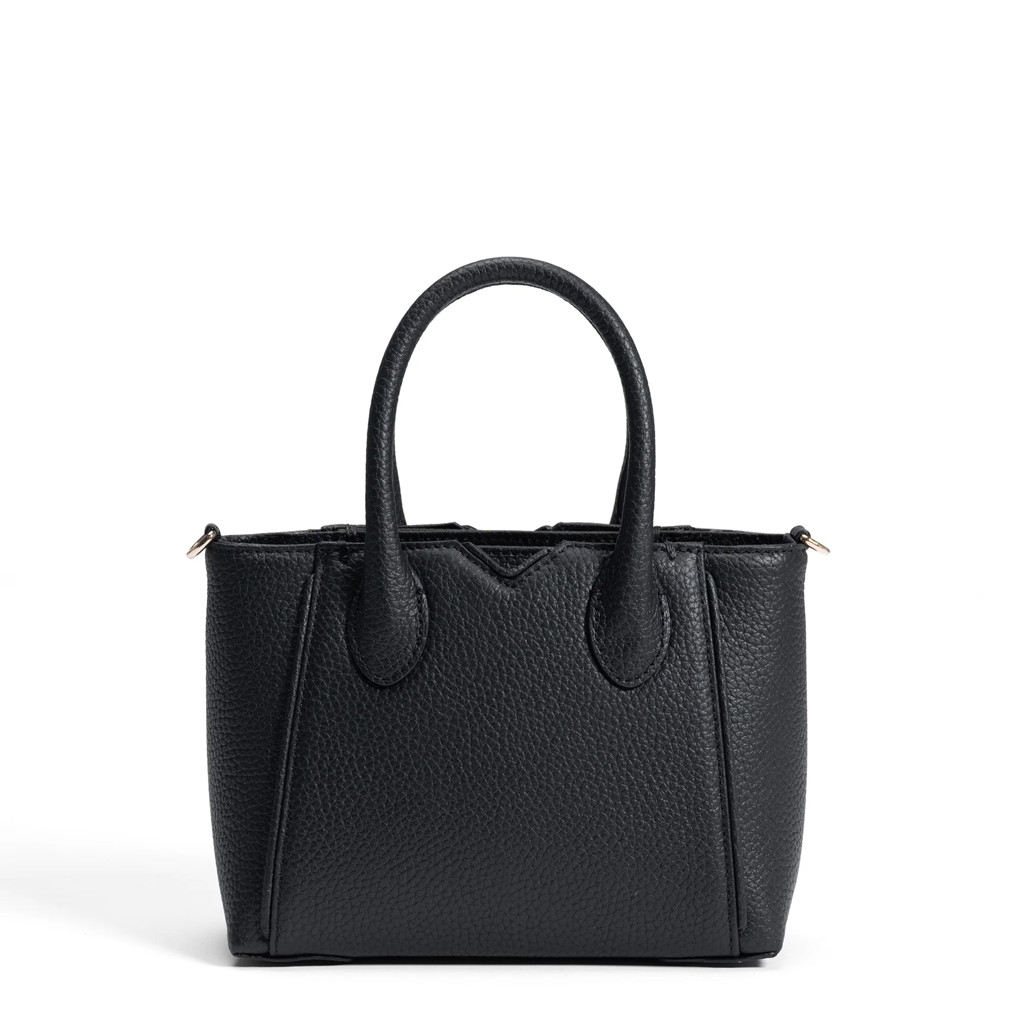Honoré Cloe Mini black calfskin leather handbag - Image 5