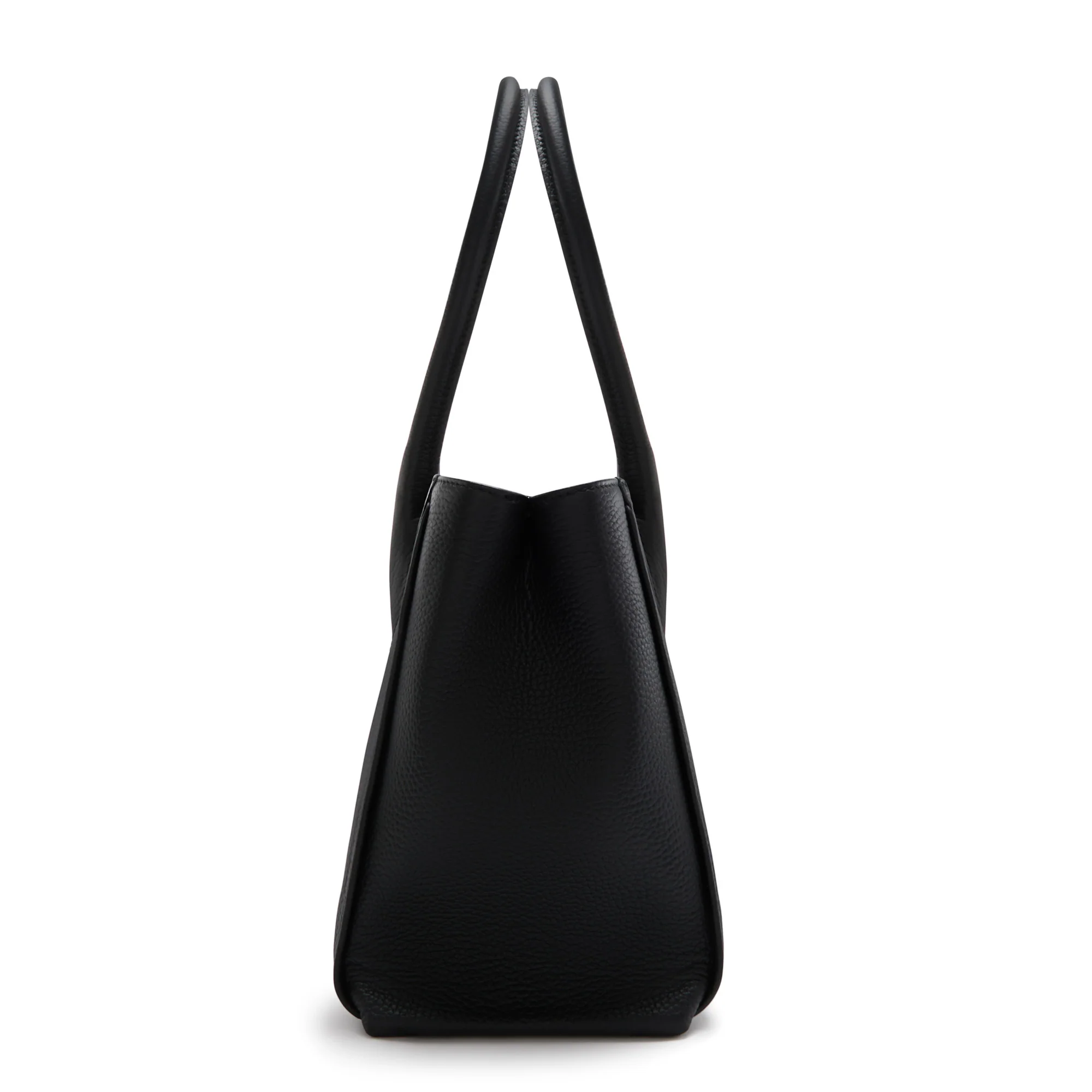 Honoré Cloe Midi black calfskin leather handbag - Image 6