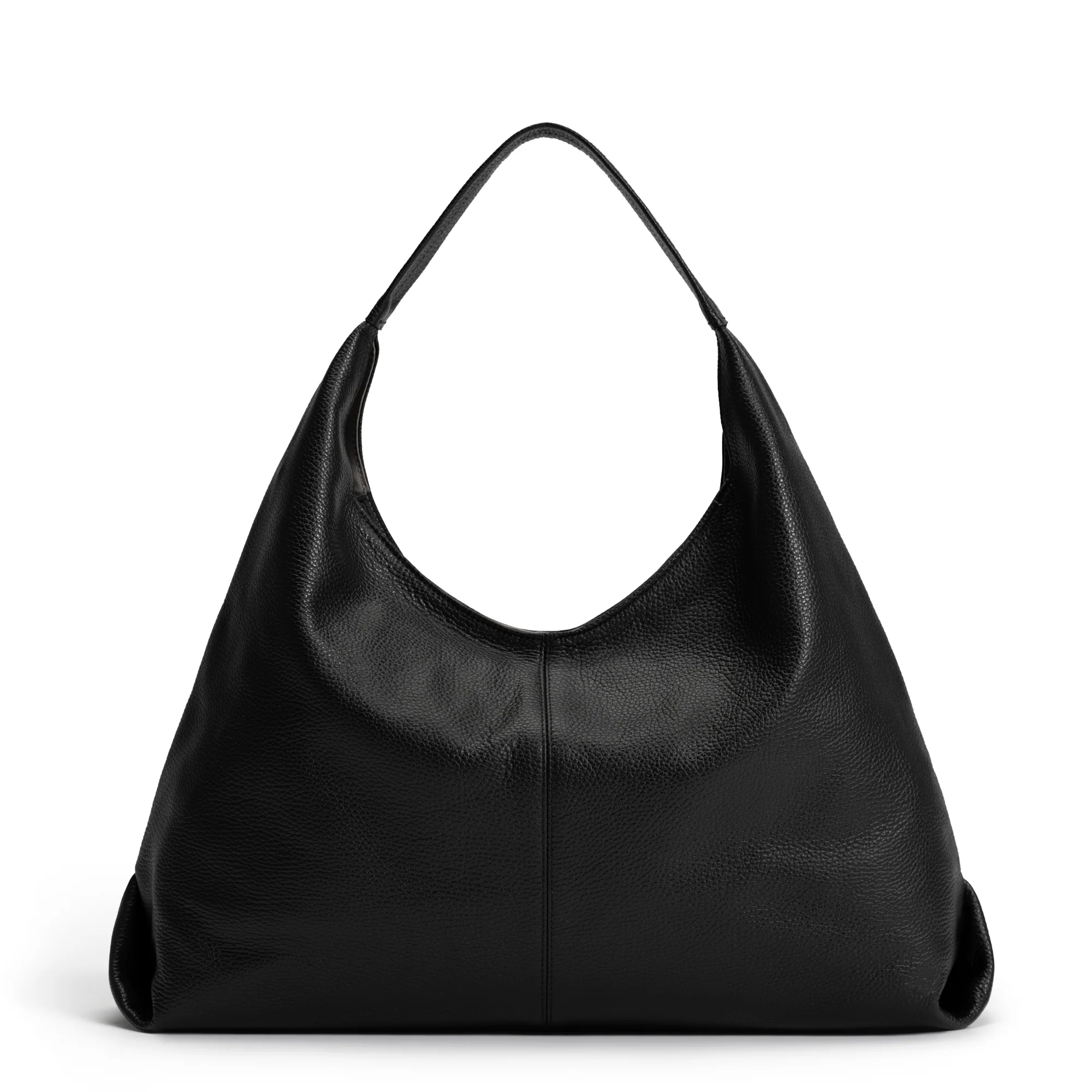 Honoré Grace black calfskin leather shoulder bag - Image 5