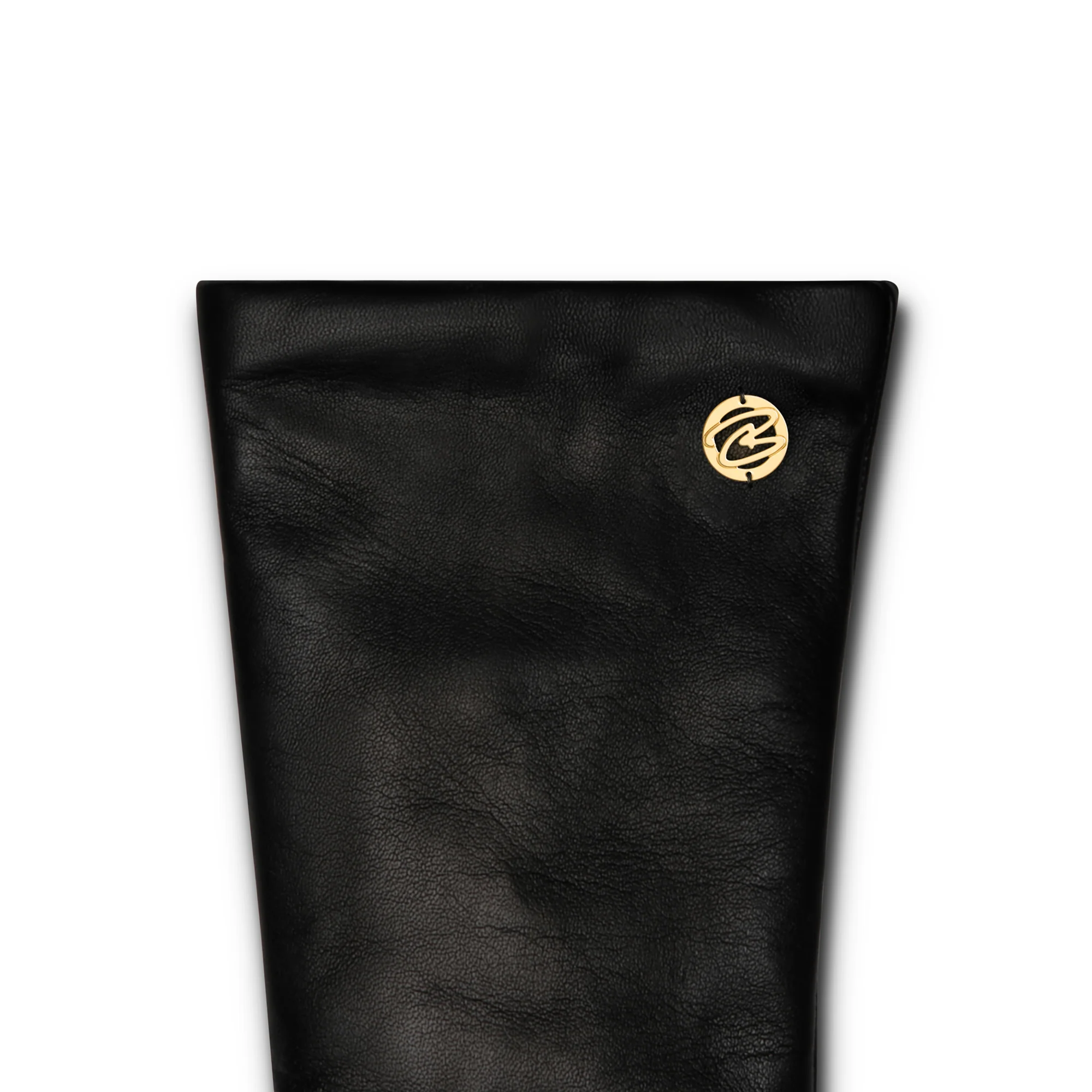 Honoré Eleanor black goatskin leather gloves - Image 7