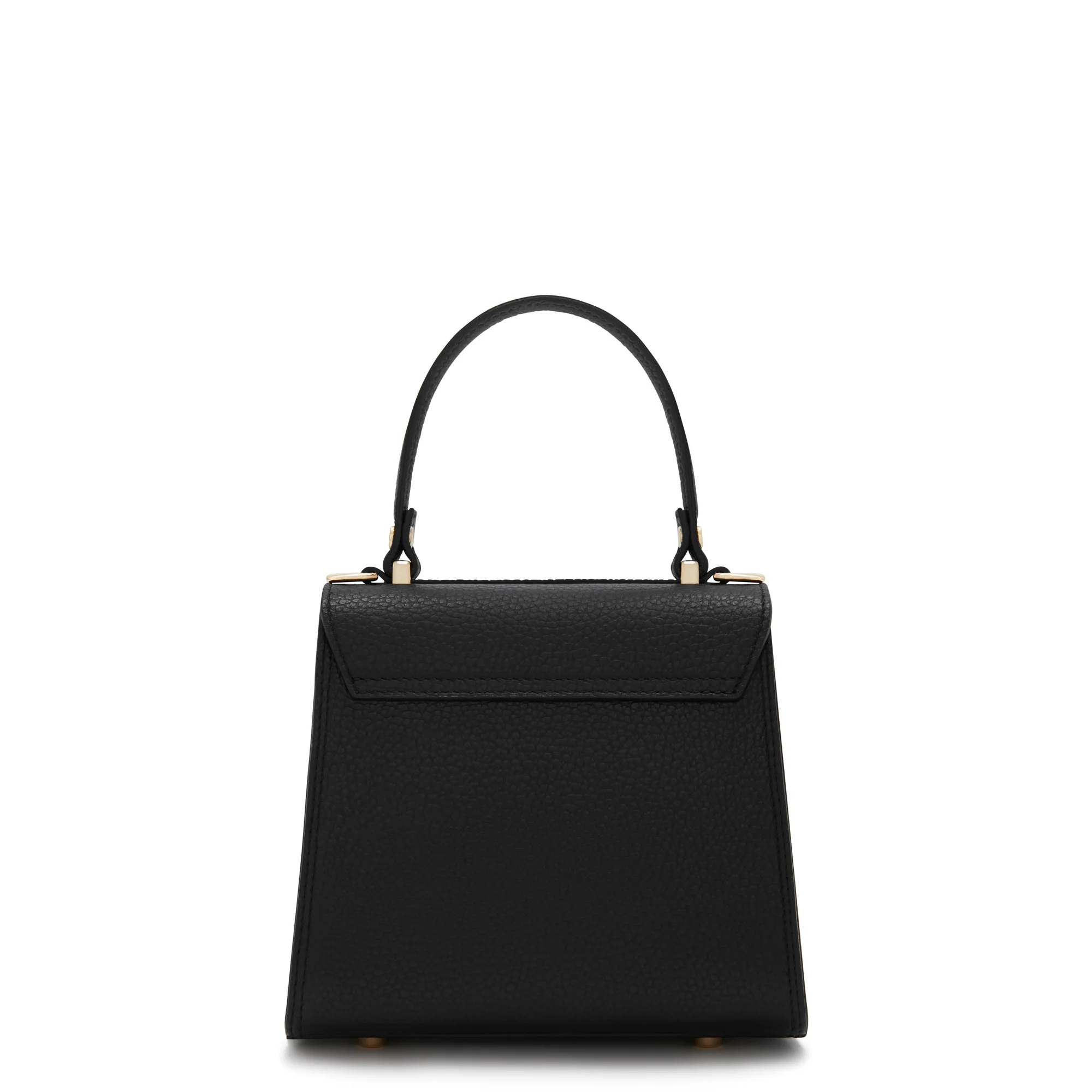 Femme Forte Simone Mini black leather handbag calfskin leather - Image 6