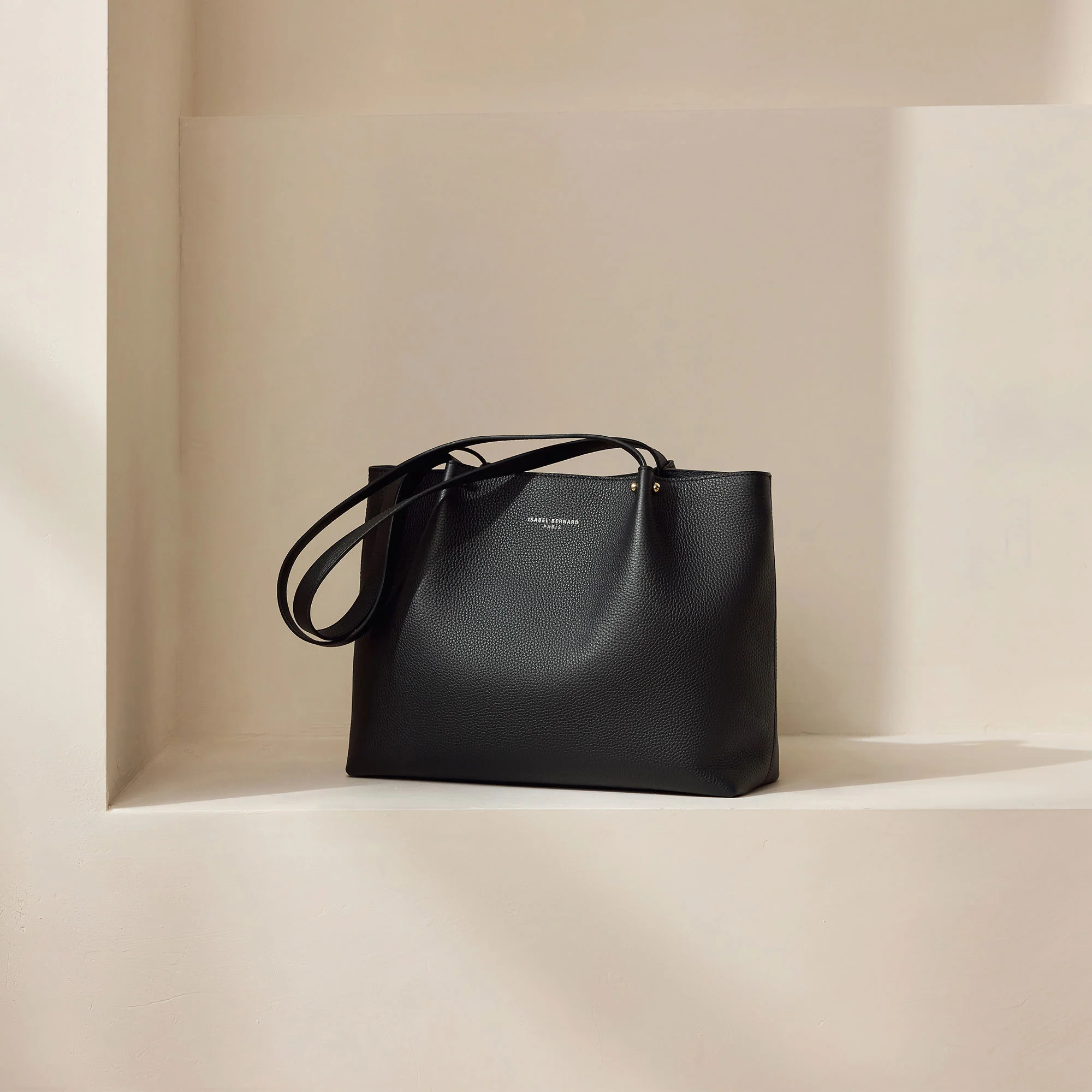 Honoré Nata black leather shopper calfskin leather - Image 4