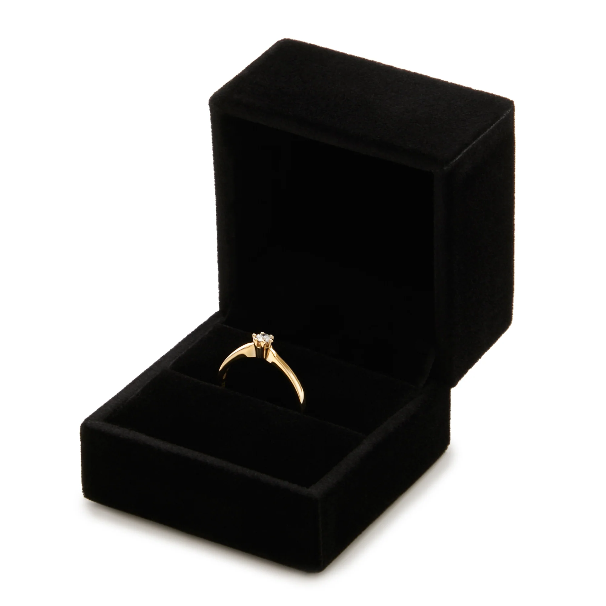 Cadeau d'Isabel black luxury ring box