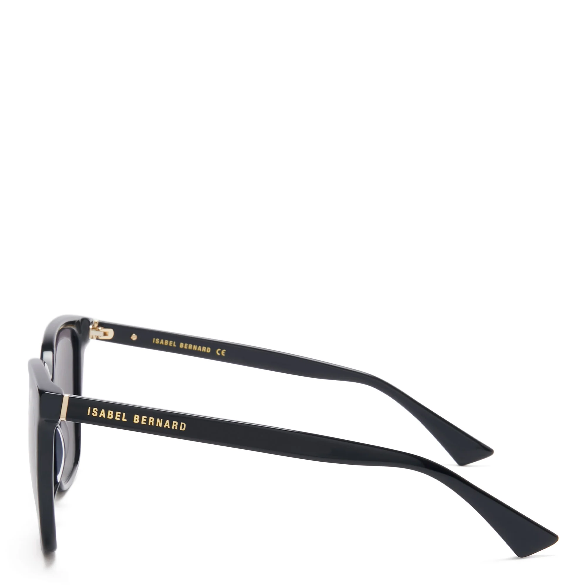 La Villette Raison black square sunglasses with black lenses - Image 5
