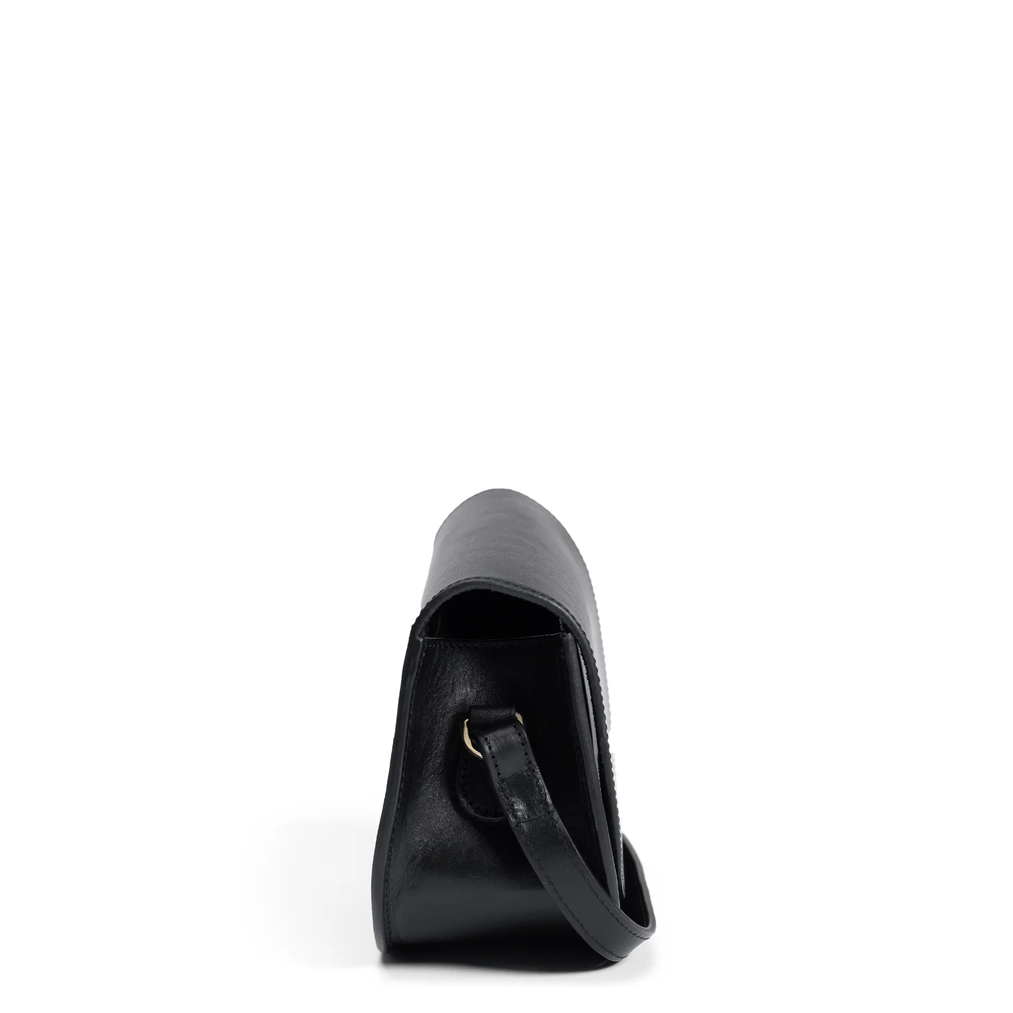 Montmartre Manon black vegetable tanned leather crossbody bag - Image 4