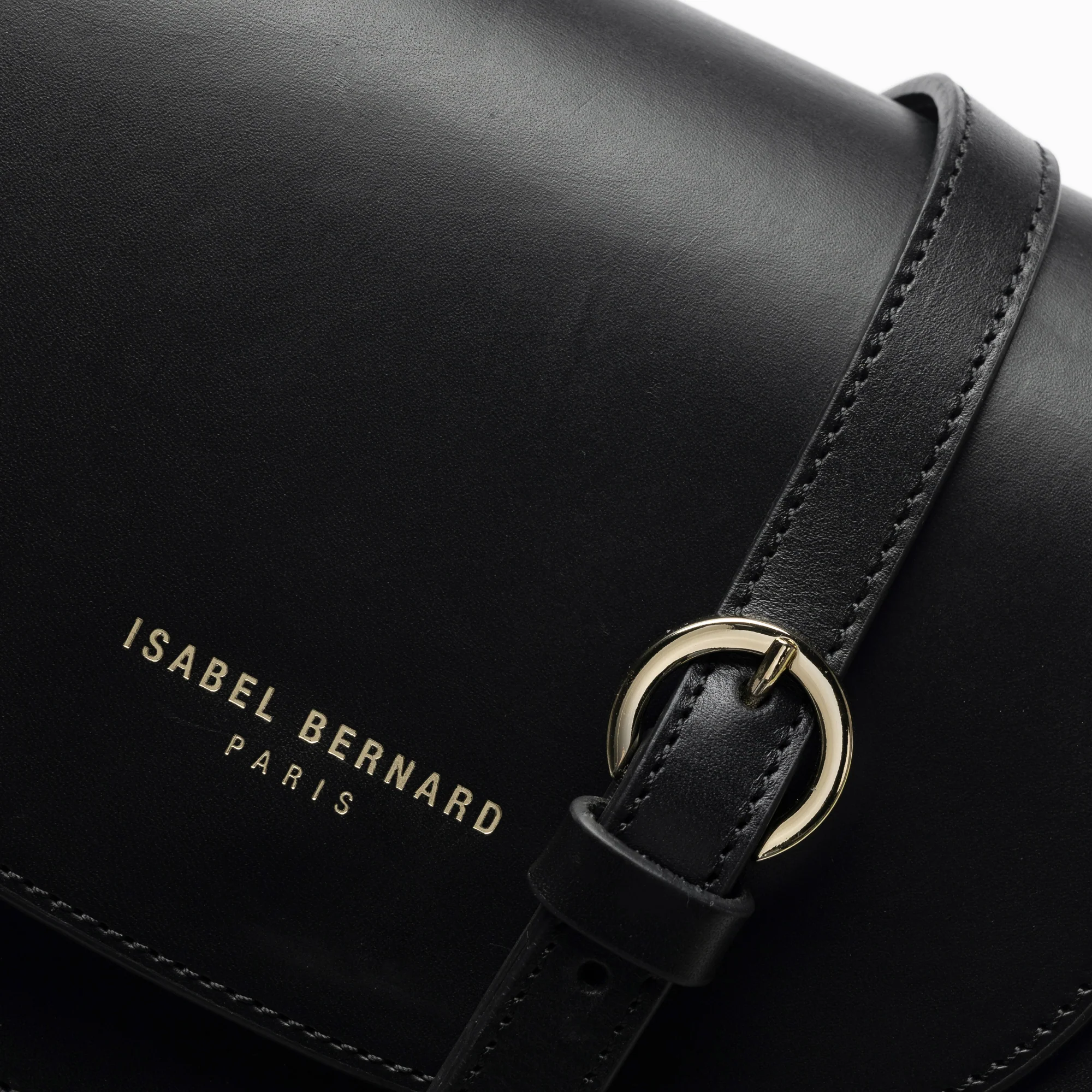 Montmartre Manon black vegetable tanned leather crossbody bag - Image 6