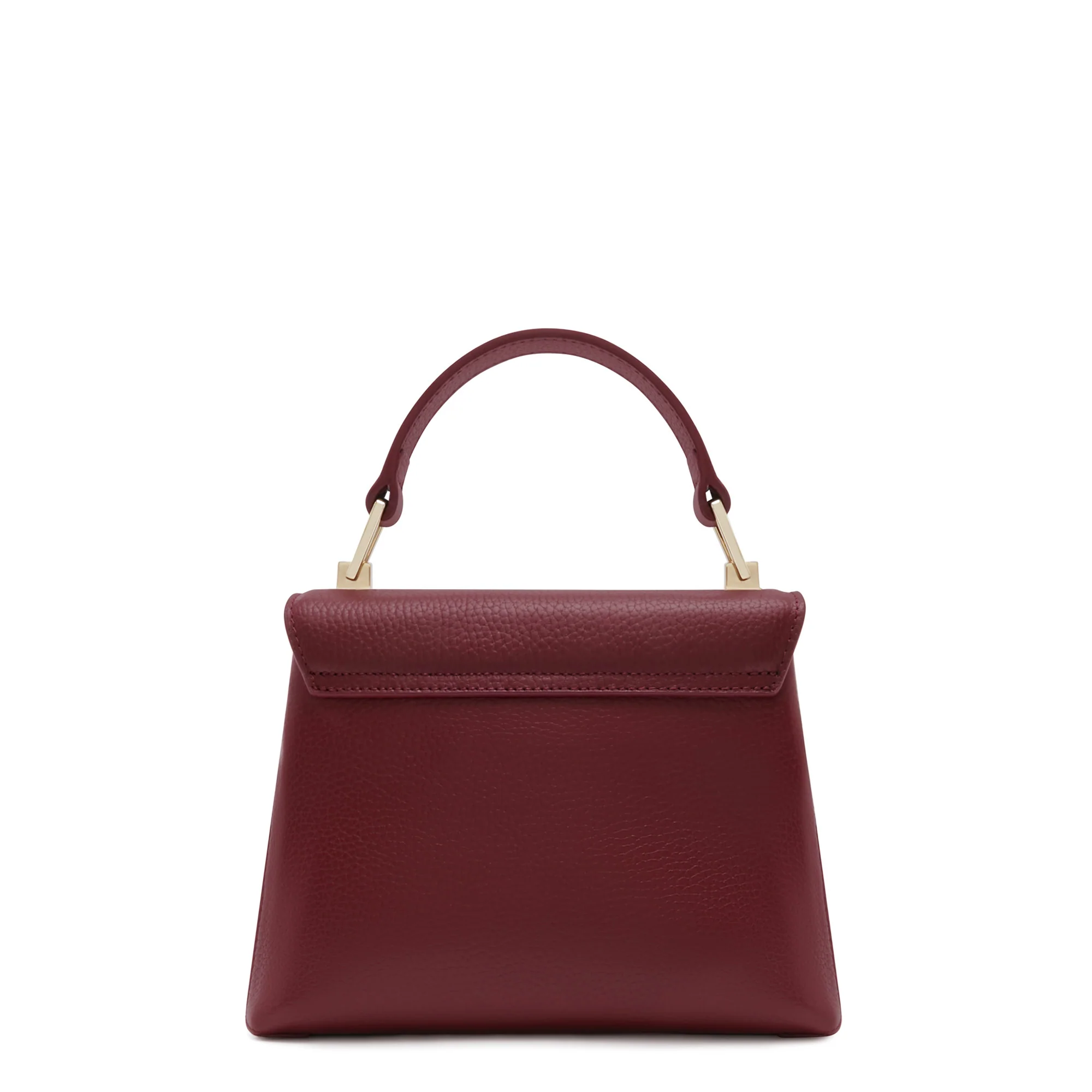 Femme Forte Heline bordeaux red calfskin leather handbag - Image 6