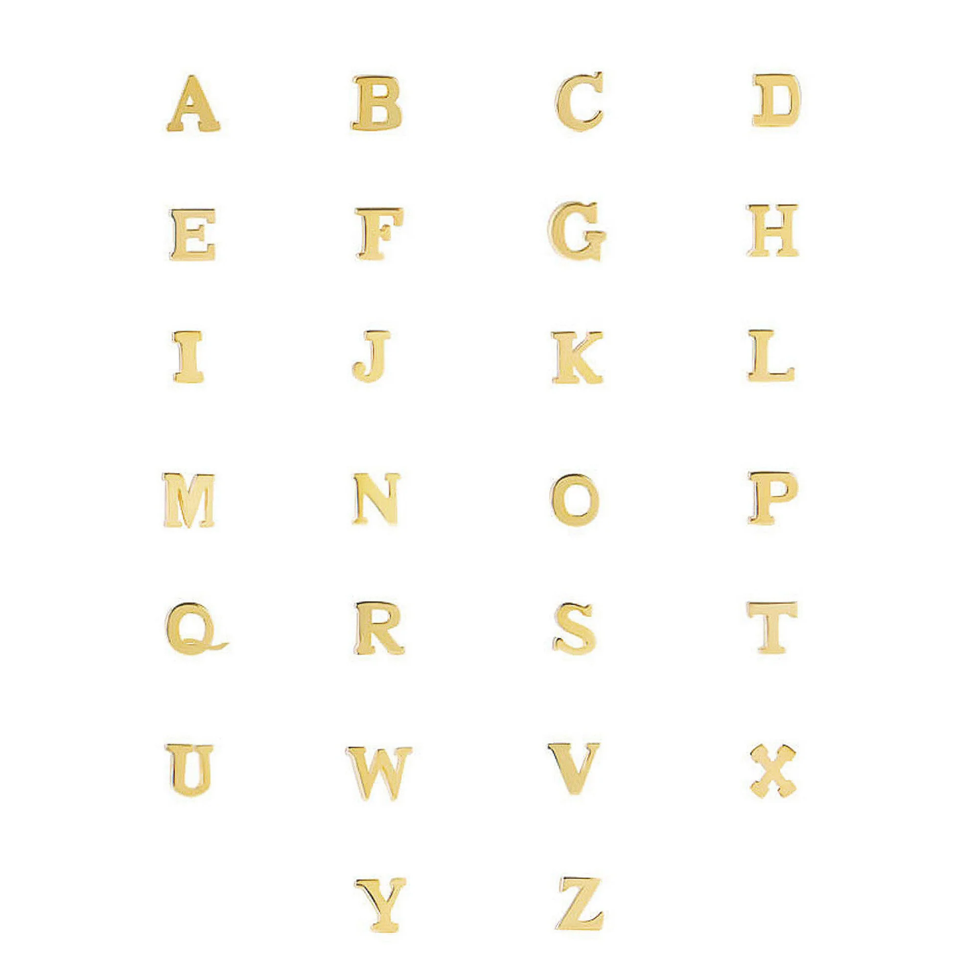 Le Marais Rachel 14 karat gold initial bracelet with letter - Image 5