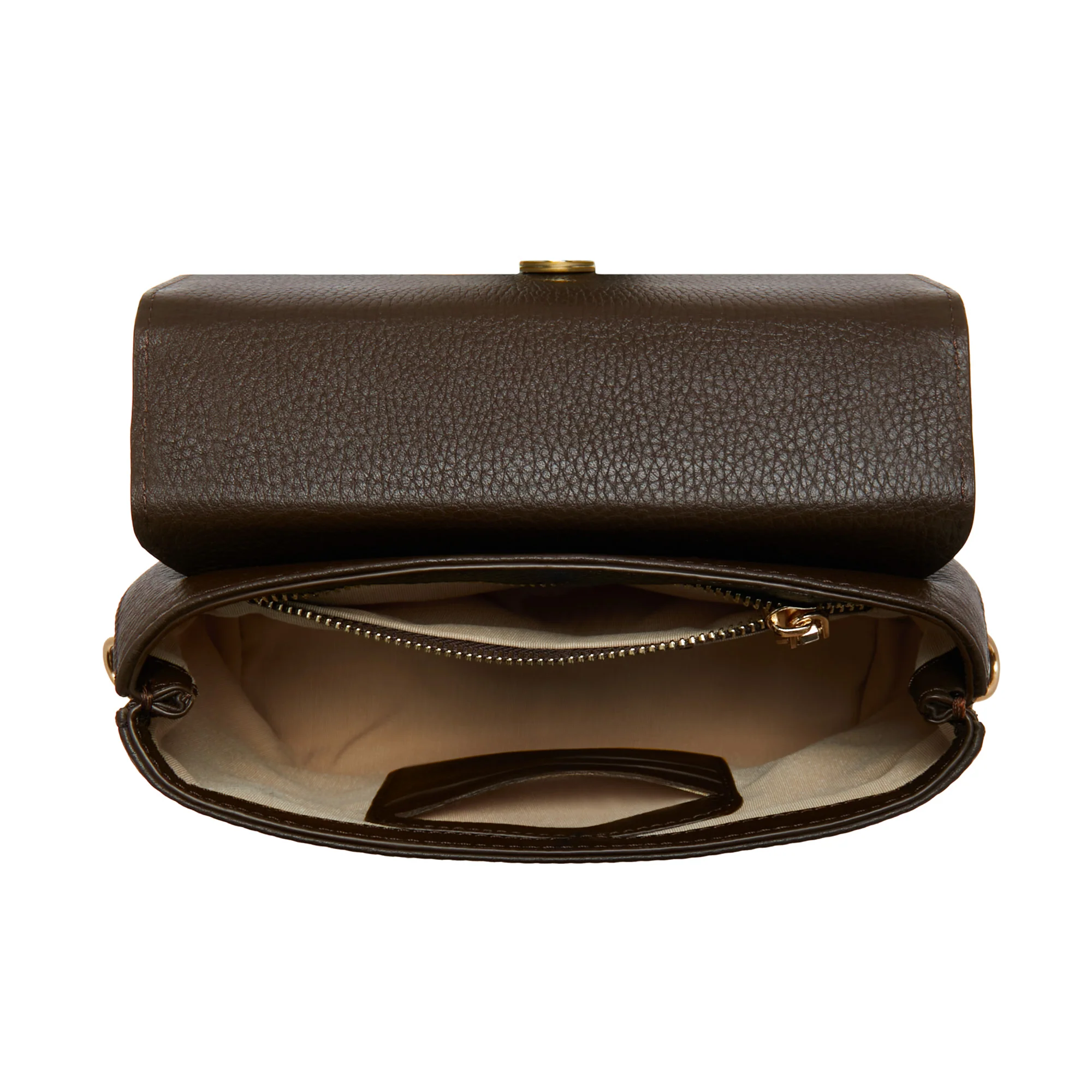 Femme Forte Heline brown calfskin leather handbag - Image 9