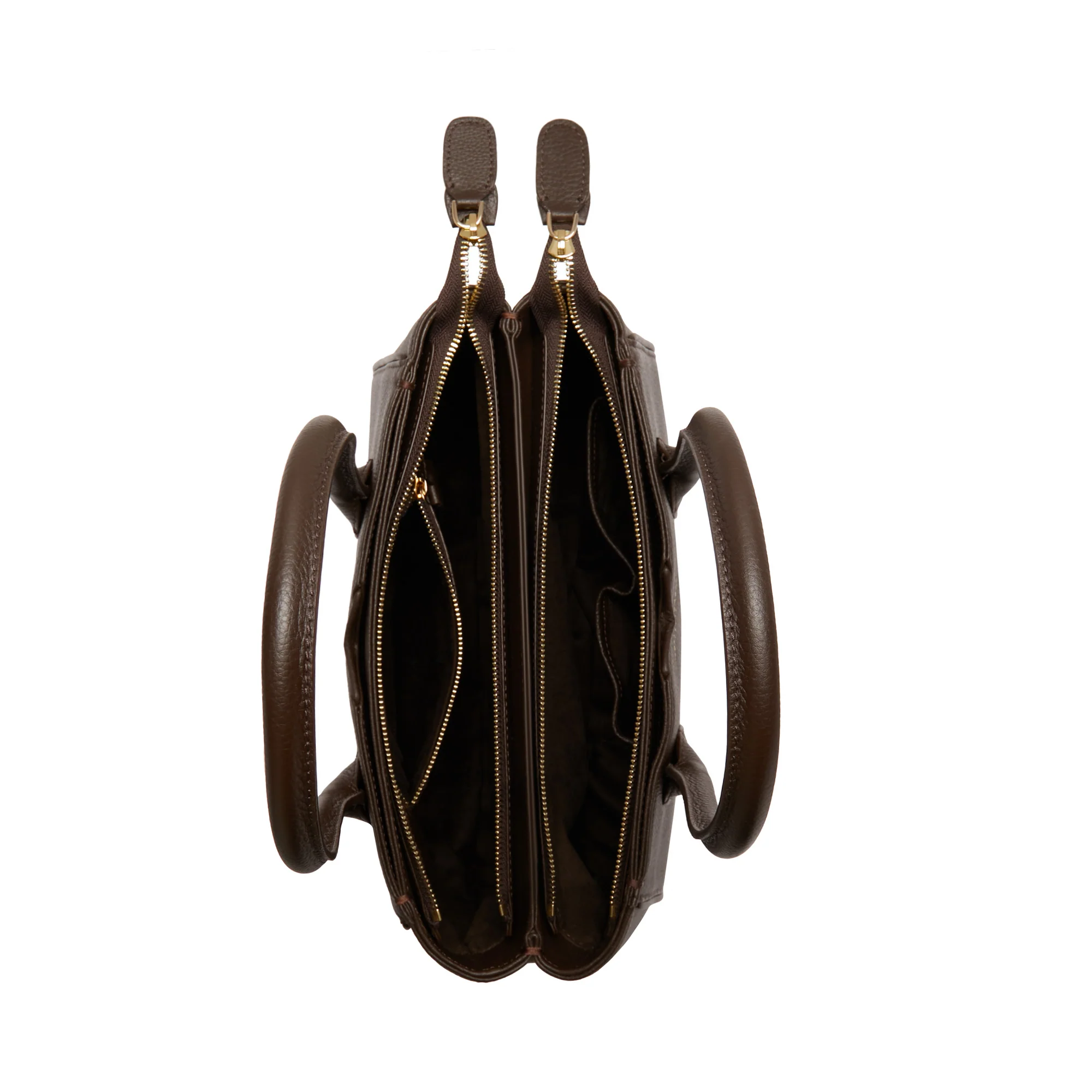 Honoré Cloe Midi brown calfskin leather handbag - Image 6