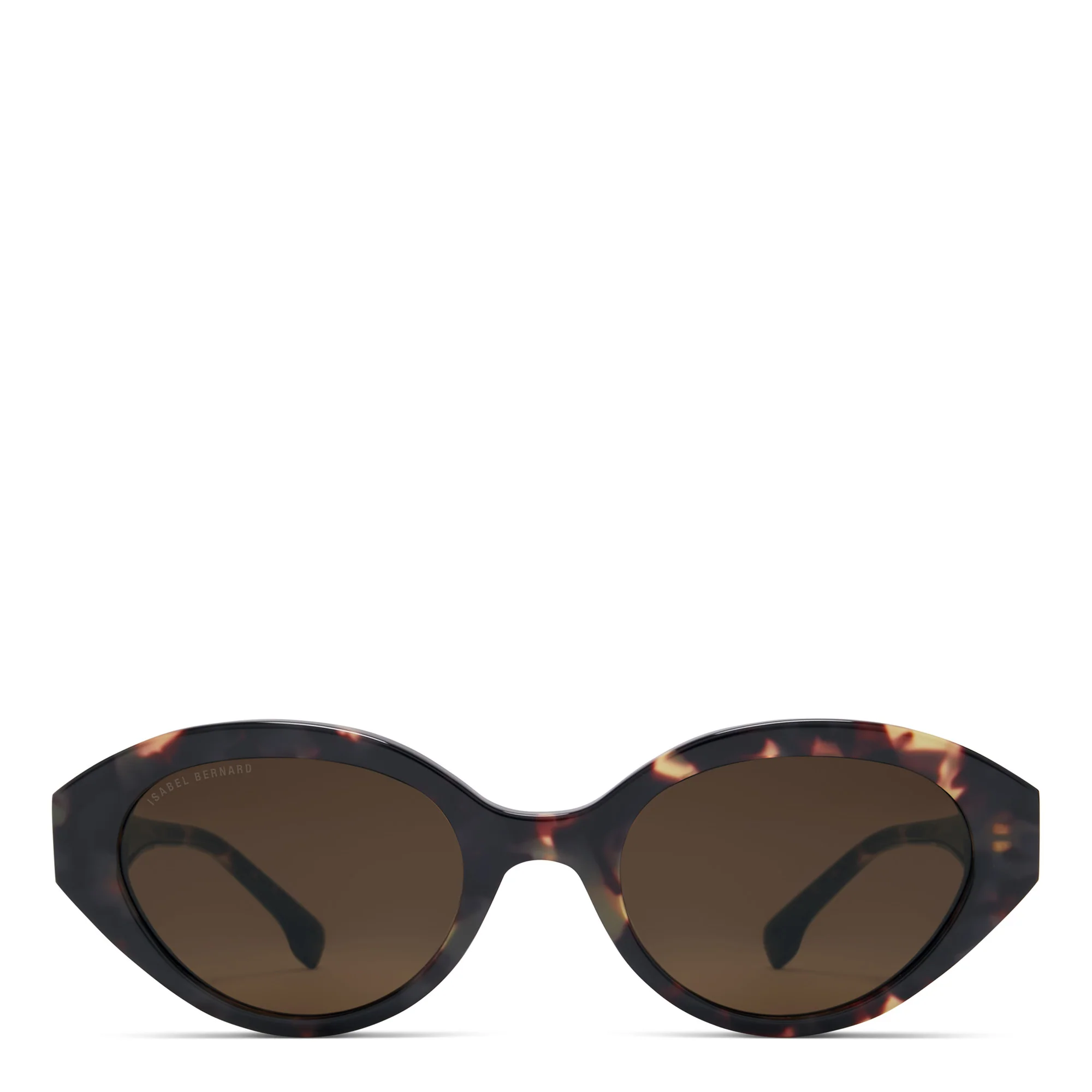 La Villette Rosaire brown tortoise oval sunglasses with brown lenses - Image 4