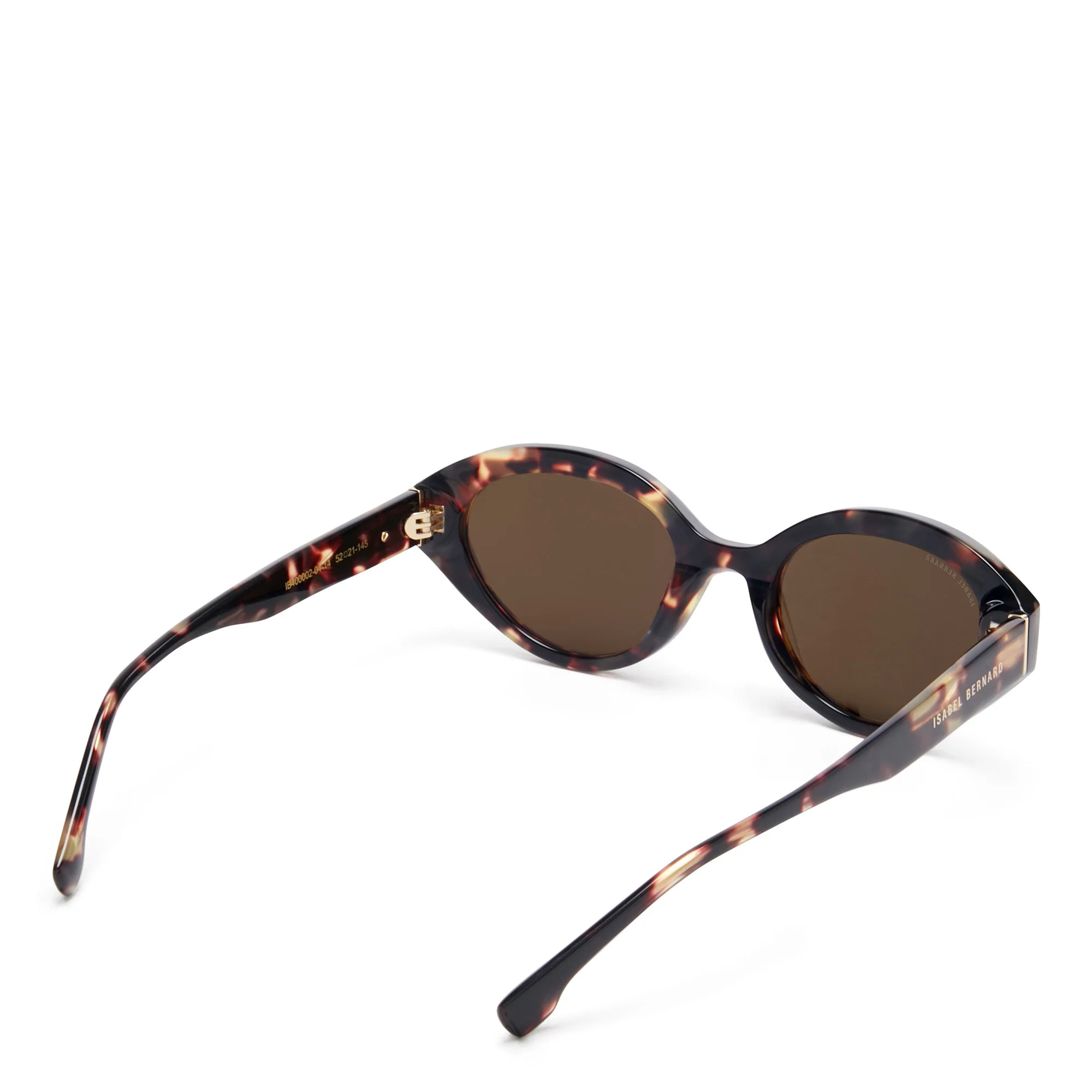 La Villette Rosaire brown tortoise oval sunglasses with brown lenses - Image 6
