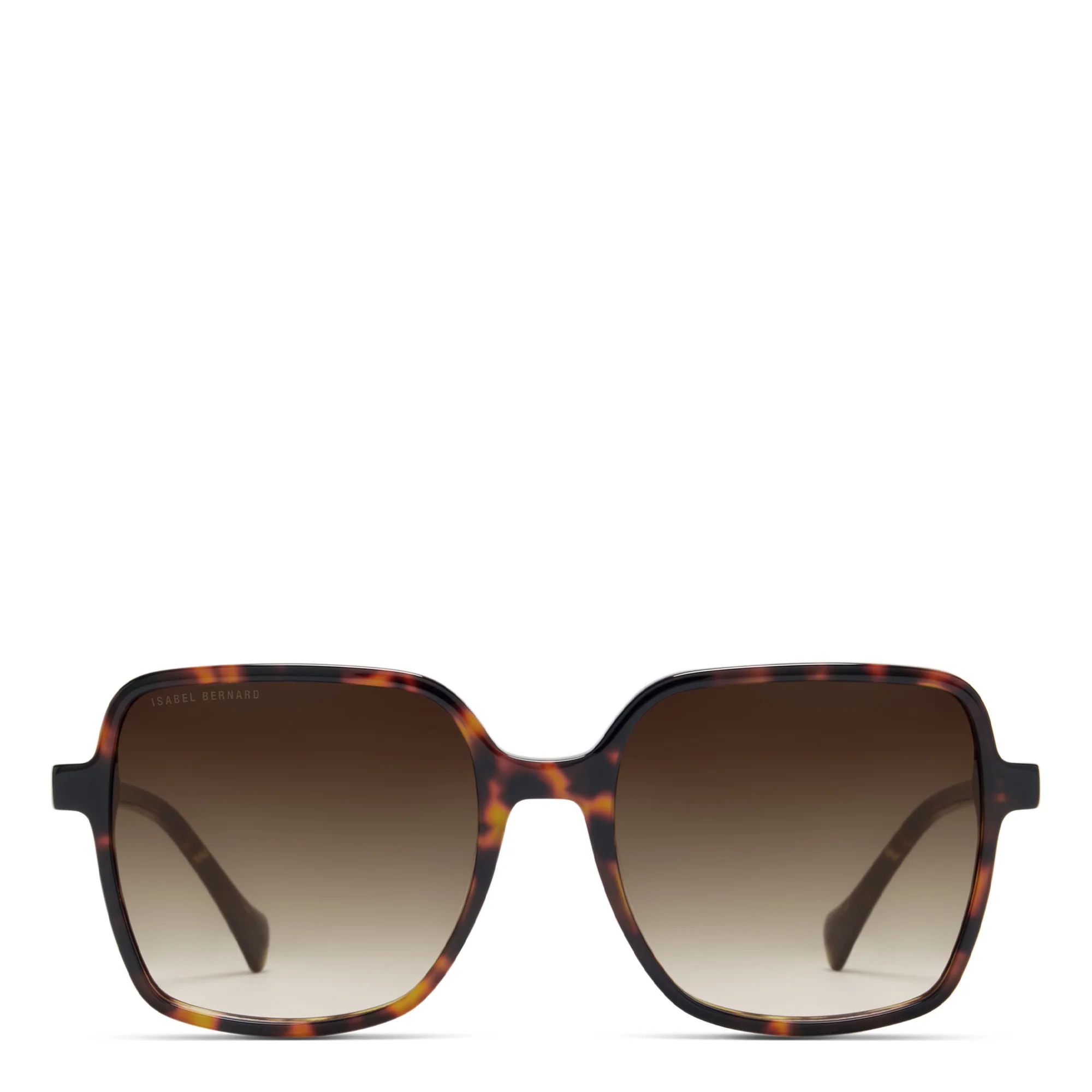 La Villette Rene brown tortoise square sunglasses with brown lenses - Image 4