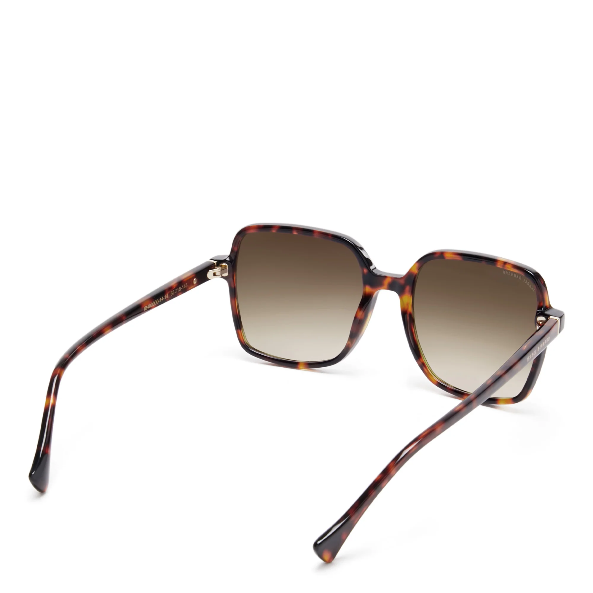 La Villette Rene brown tortoise square sunglasses with brown lenses - Image 6