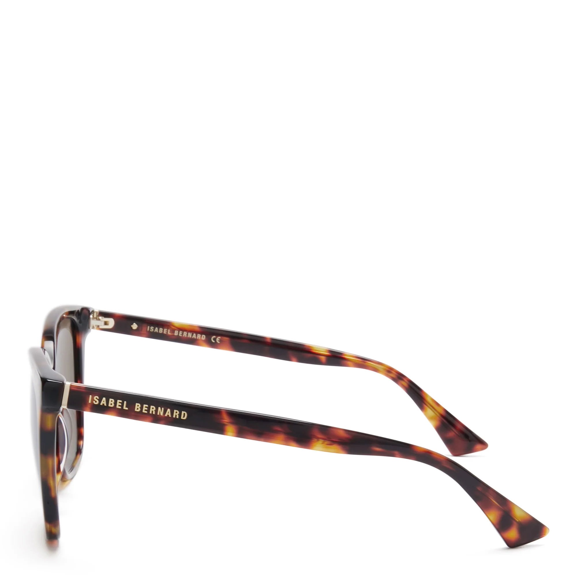 La Villette Raison brown tortoise square sunglasses with brown lenses - Image 5