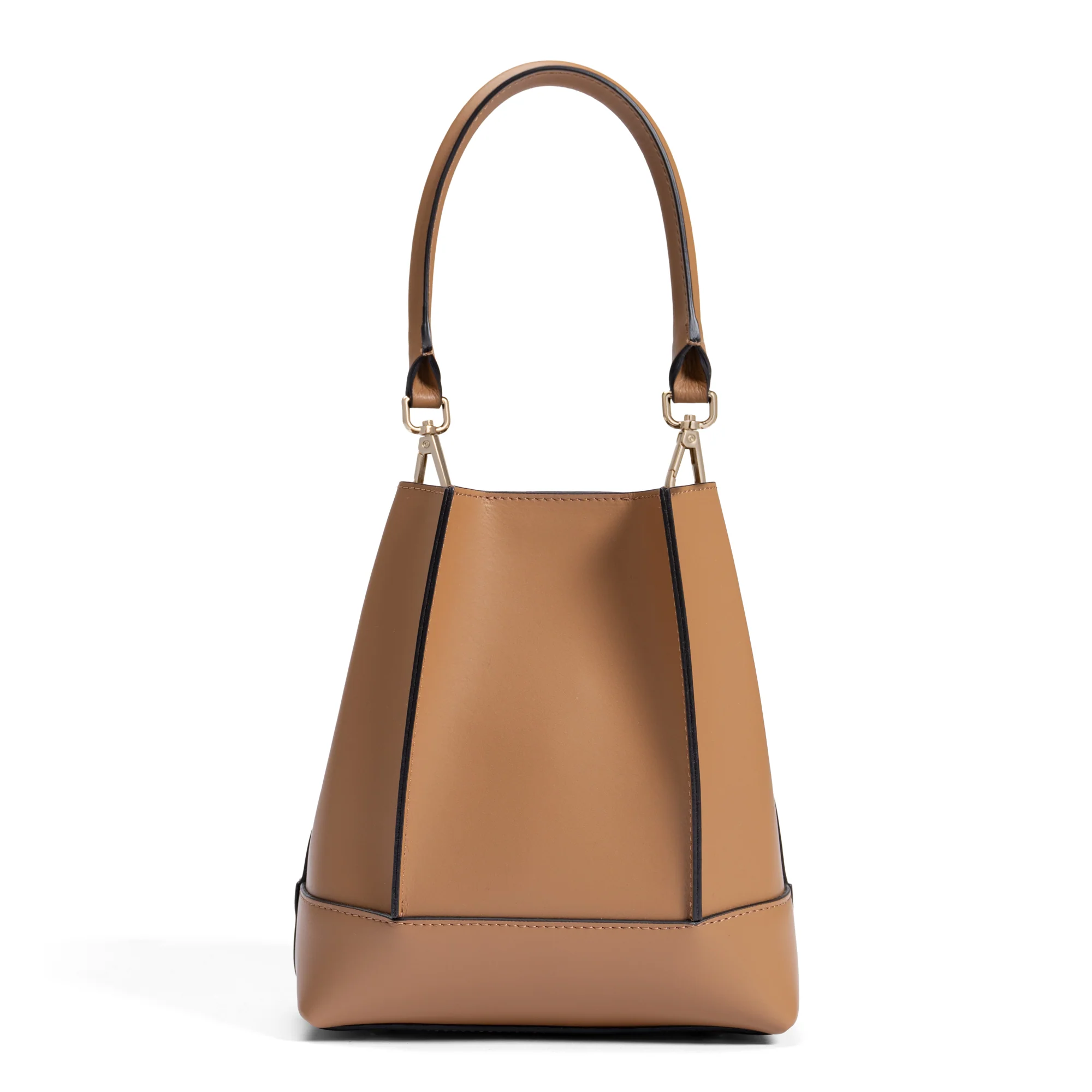 Femme Forte Minette camel calfskin leather handbag - Image 5