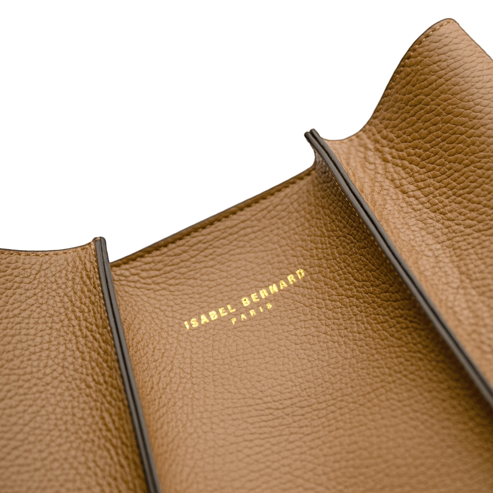 Femme Forte Minette camel calfskin leather handbag - Image 6
