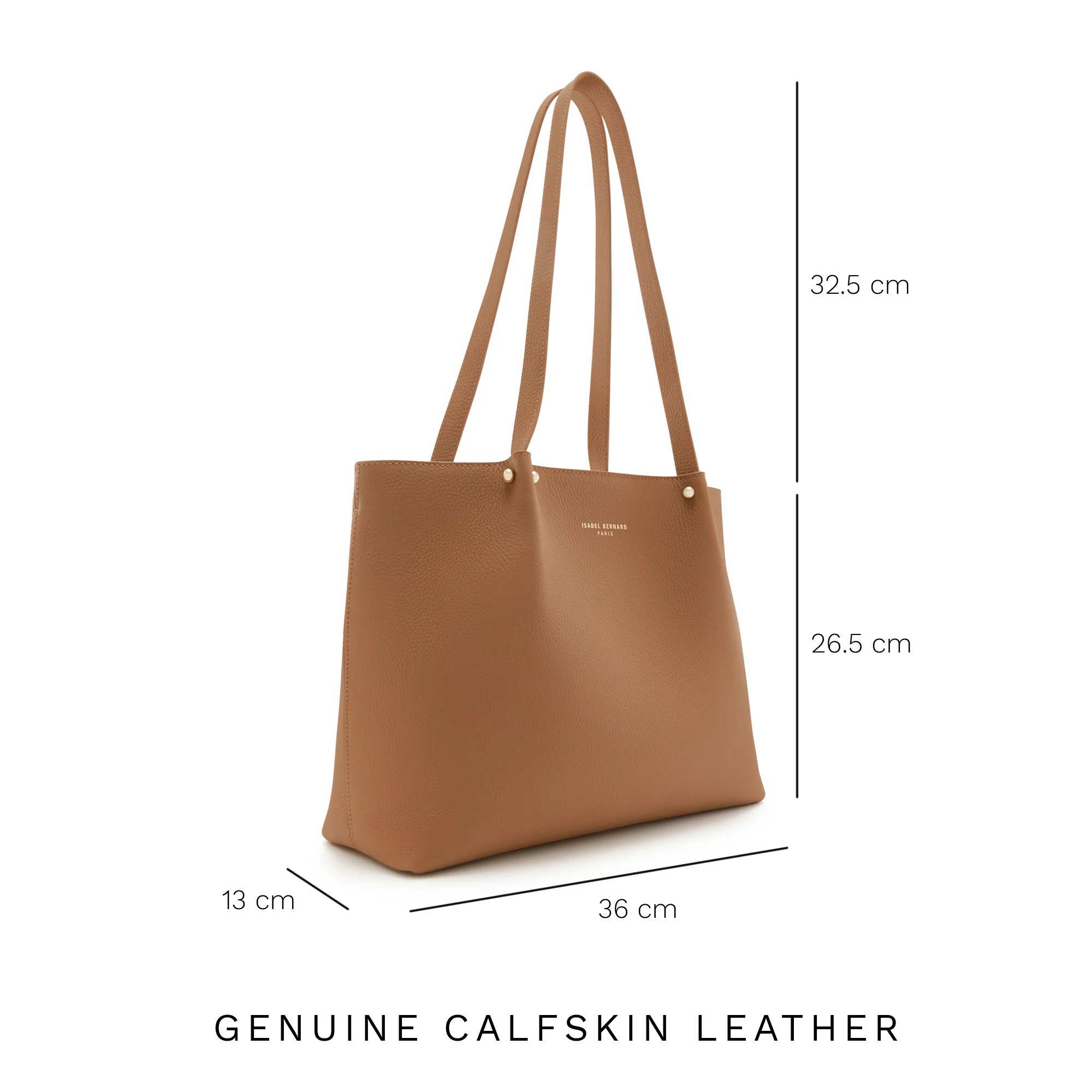 Honoré Nata camel leather shopper calfskin leather - Image 12