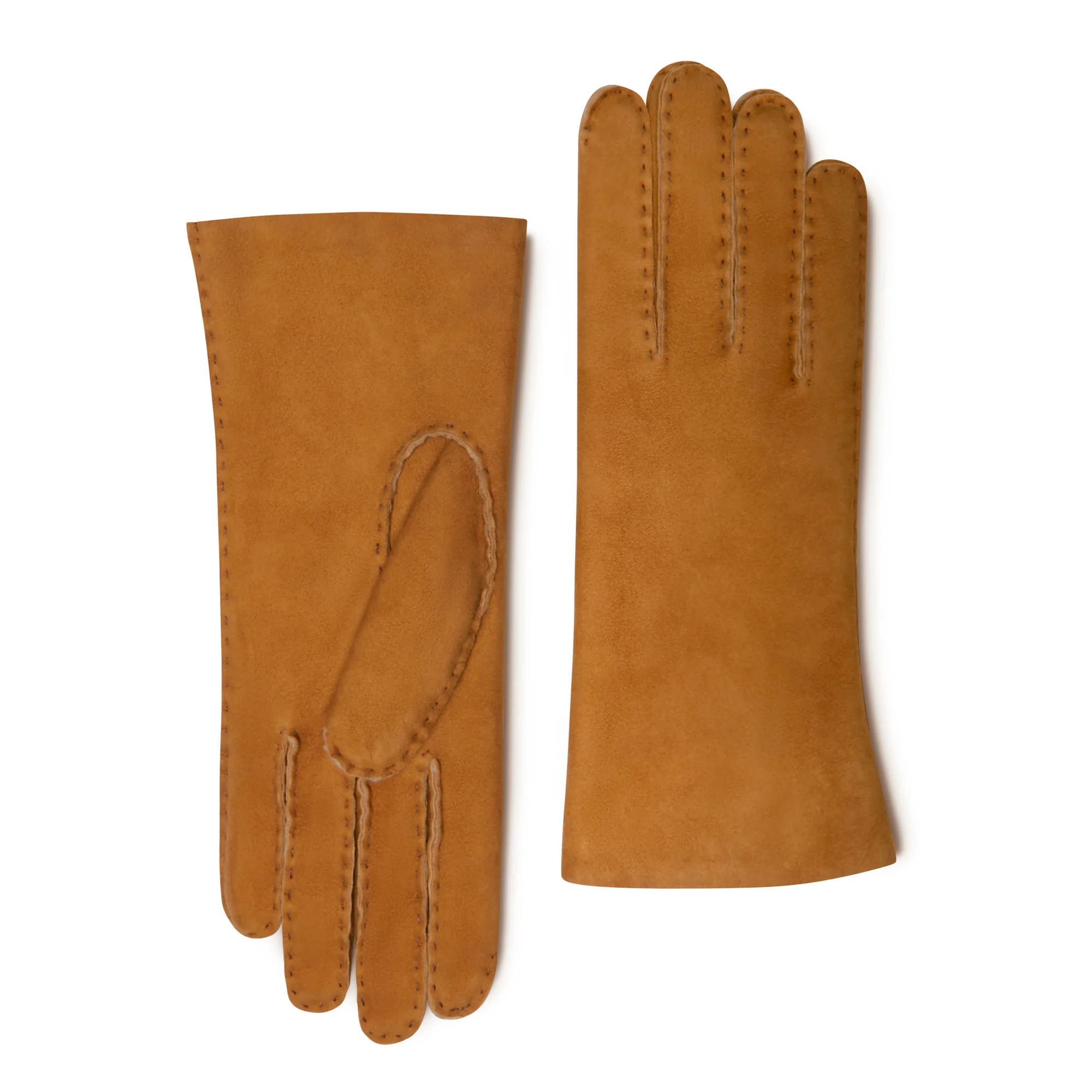 Honoré Zenia cognac lambskin gloves - Image 7