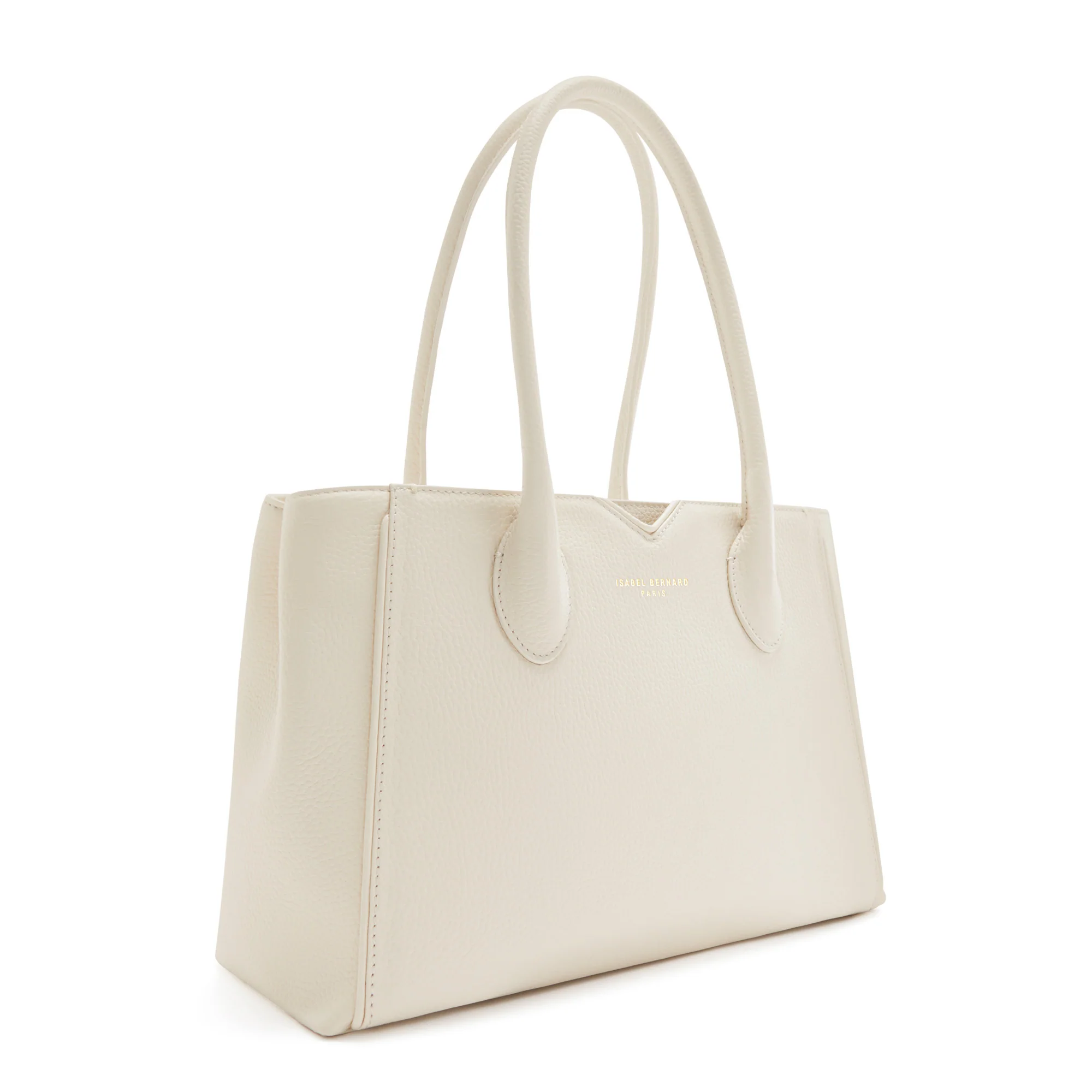 Honoré Cloe Midi cream calfskin leather handbag - Image 4
