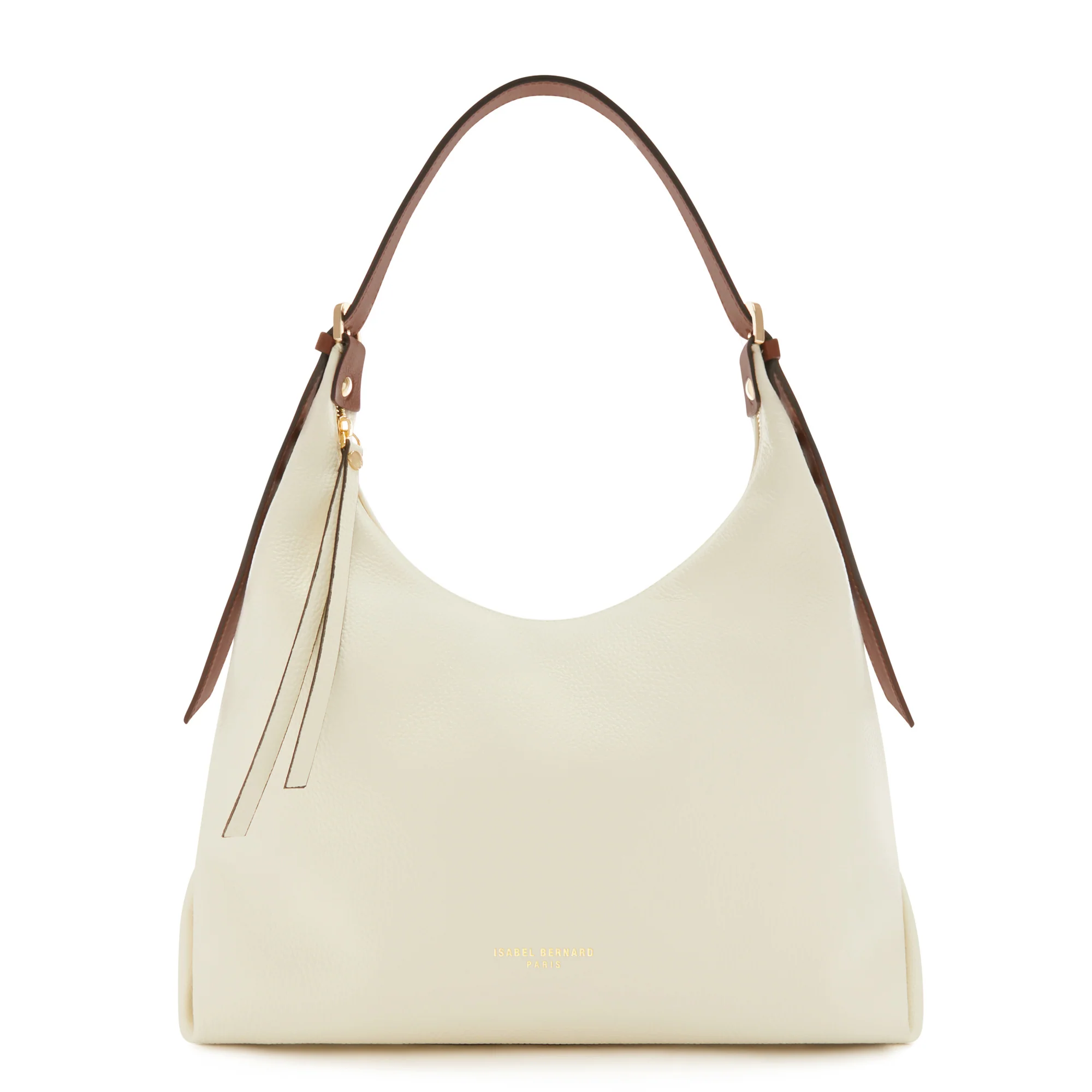 Honoré Muriel cream calfskin leather shoulder bag