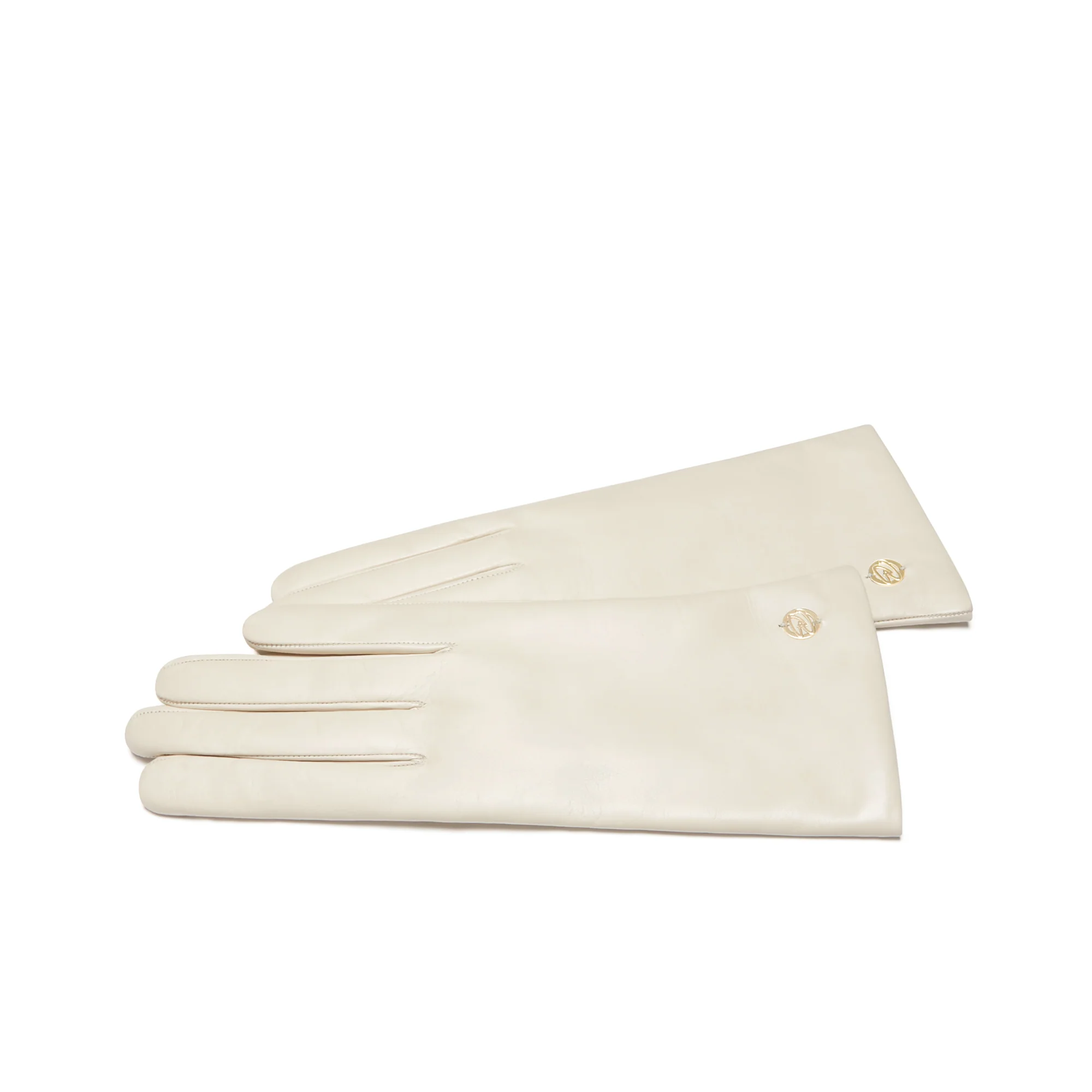 Honoré Eleanor cream goatskin leather gloves - Image 4