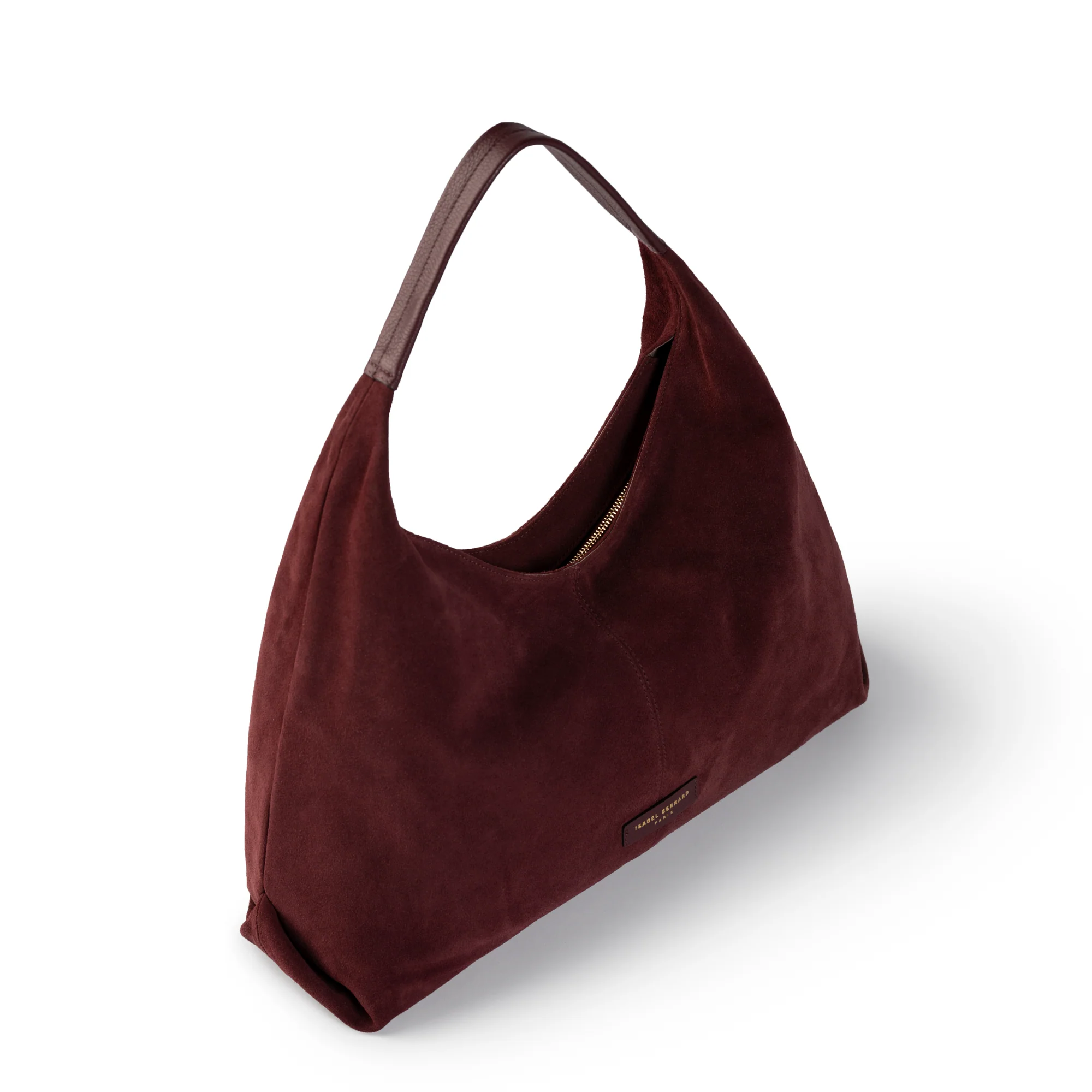 Honoré Grace bordeaux red suede shoulder bag - Image 8